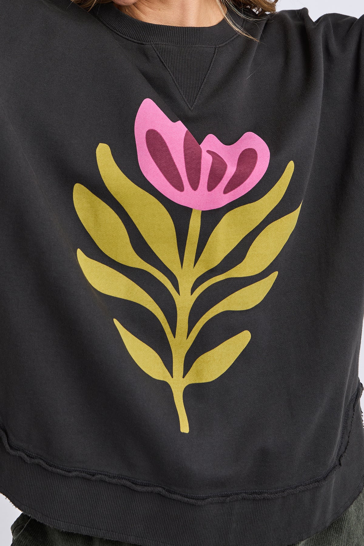 Fiore Crew Washed Black