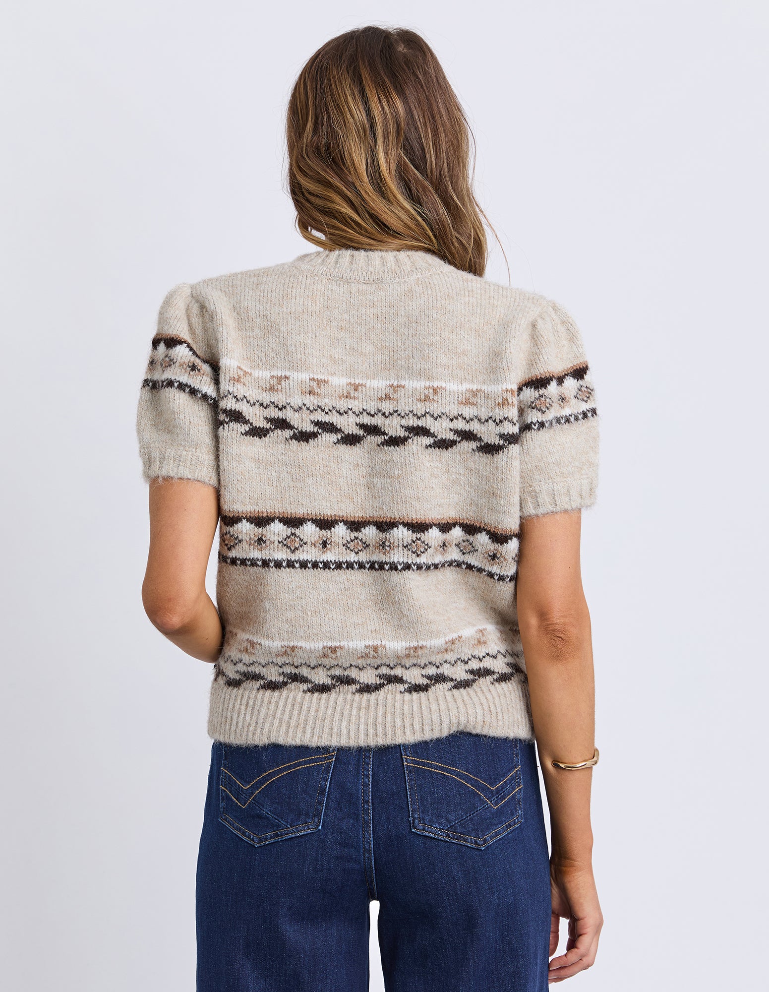 Blizzard Short Sleeve Knit Natural