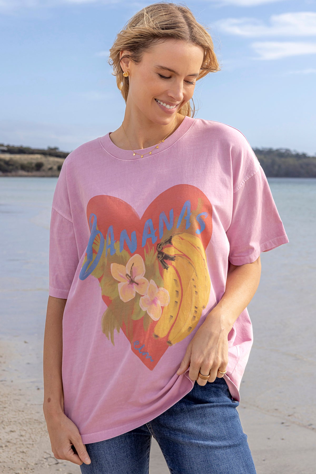 Banana Tee Peony Pink
