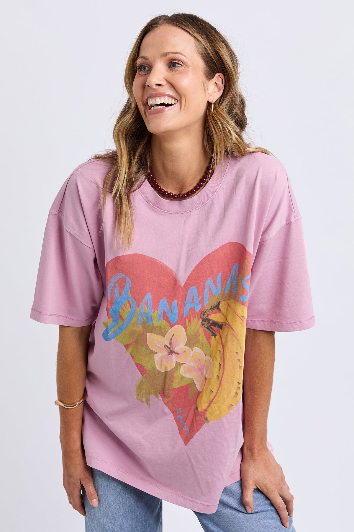 Banana Tee Peony Pink