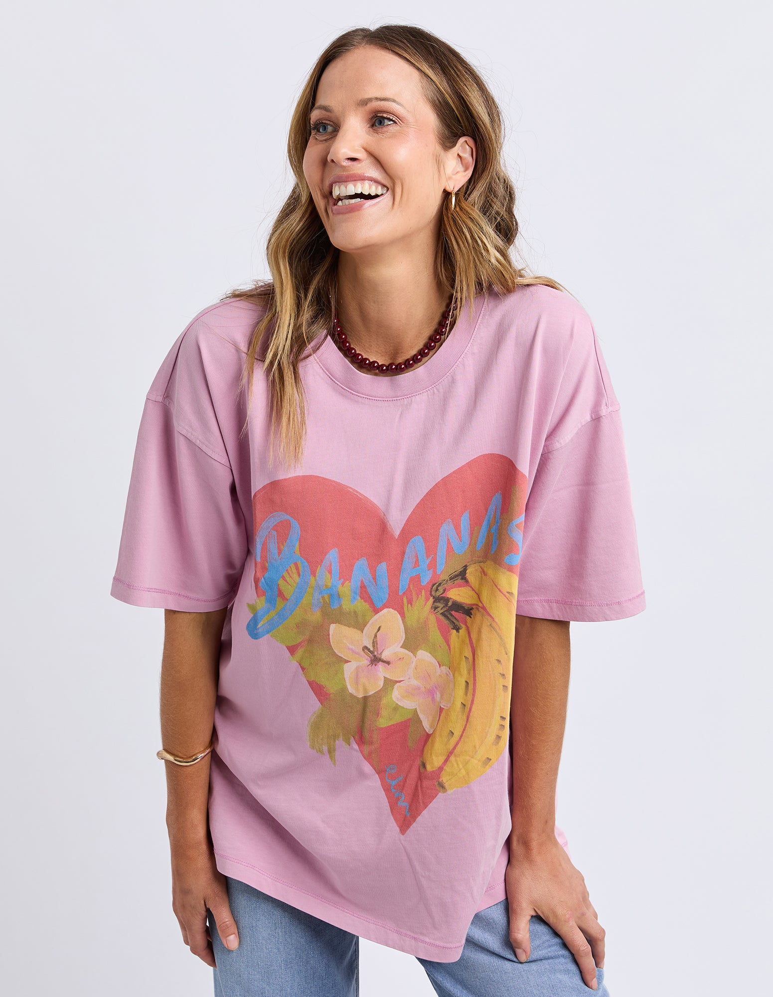 Banana Tee Peony Pink