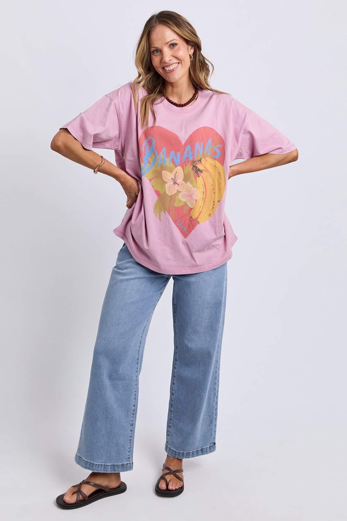 Banana Tee Peony Pink