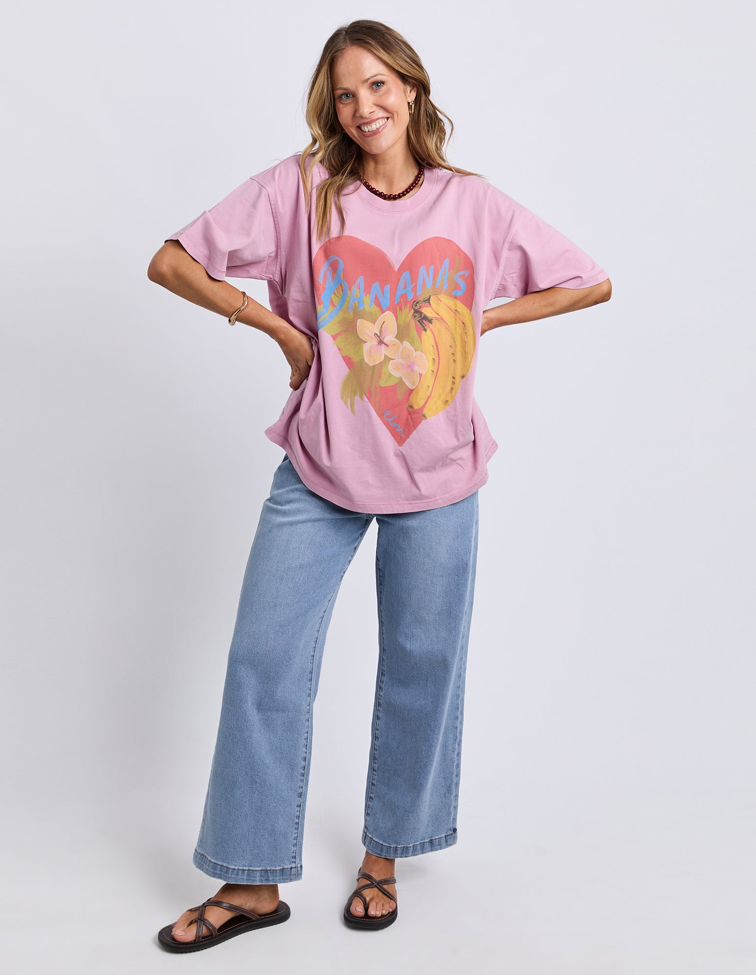 Banana Tee Peony Pink