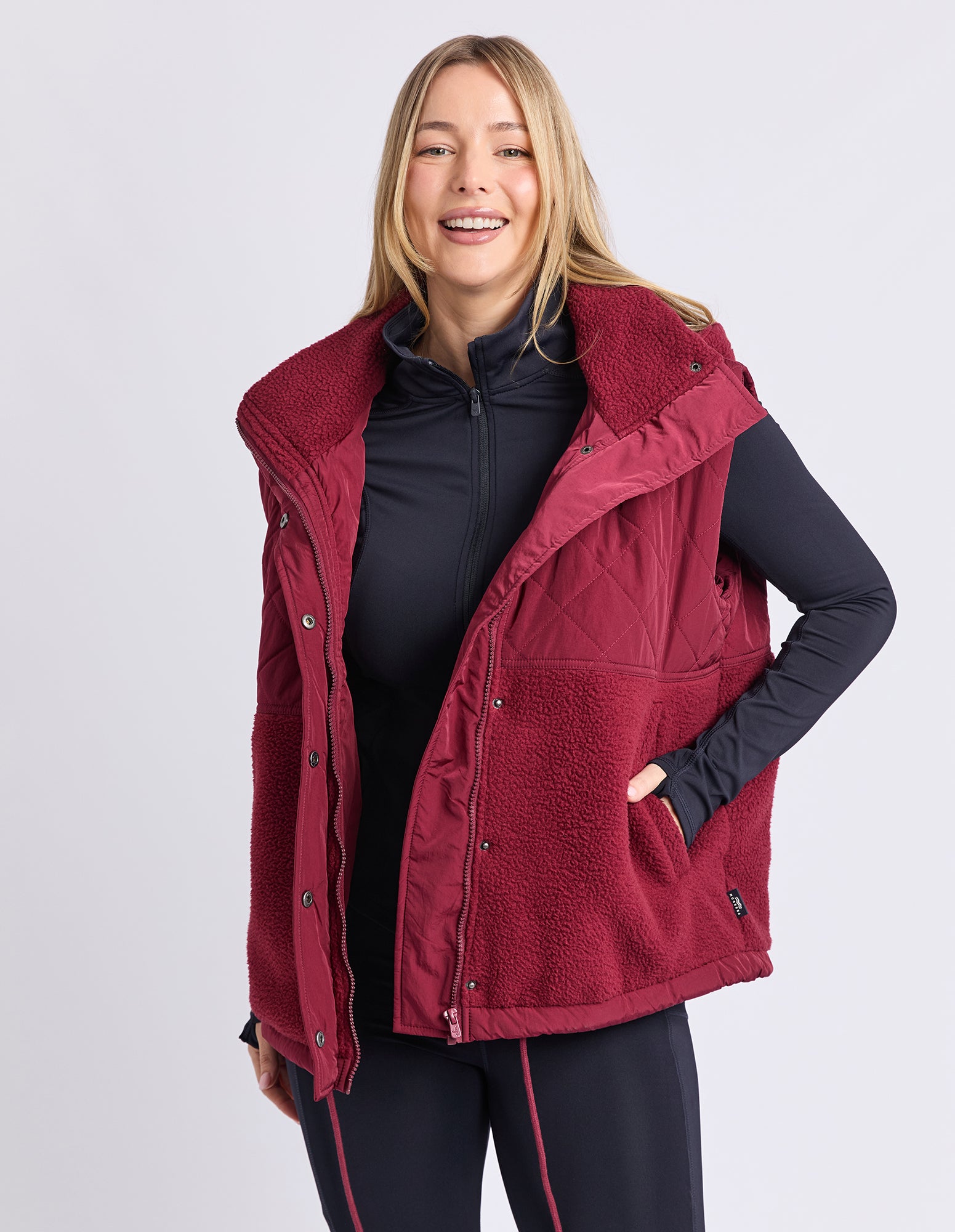 Freedom Quilted Vest Zinfandel