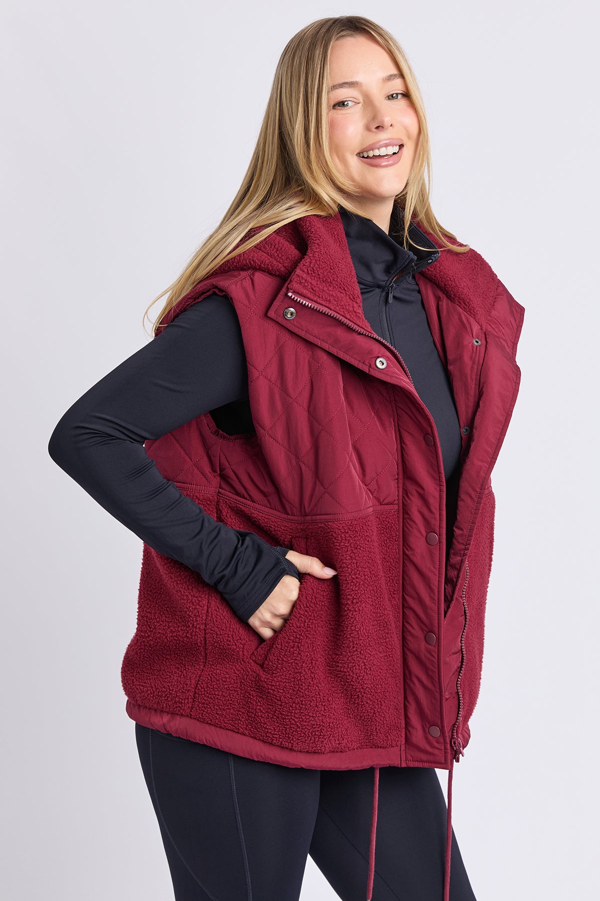 Freedom Quilted Vest Zinfandel