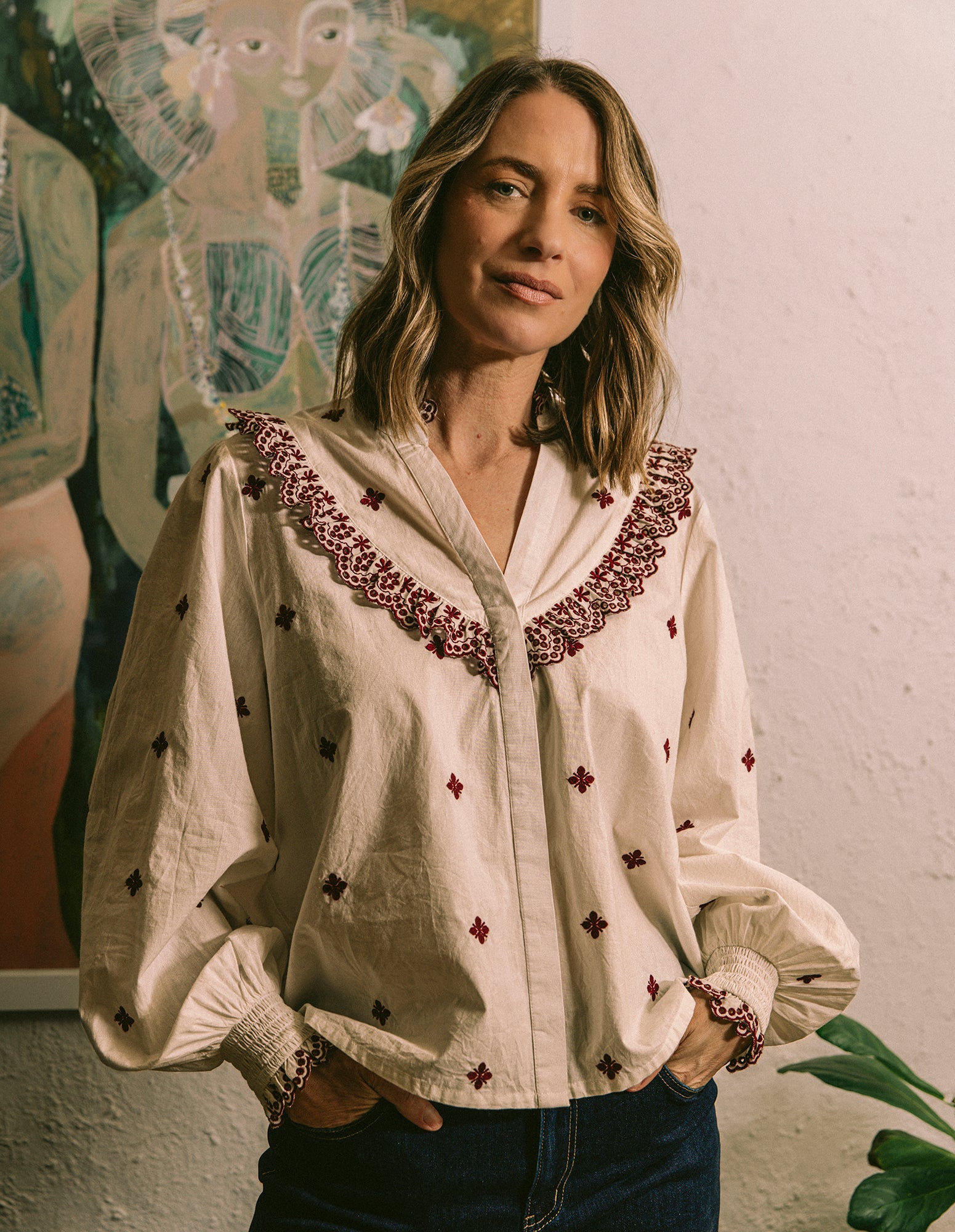 Agnes Embroidered Shirt