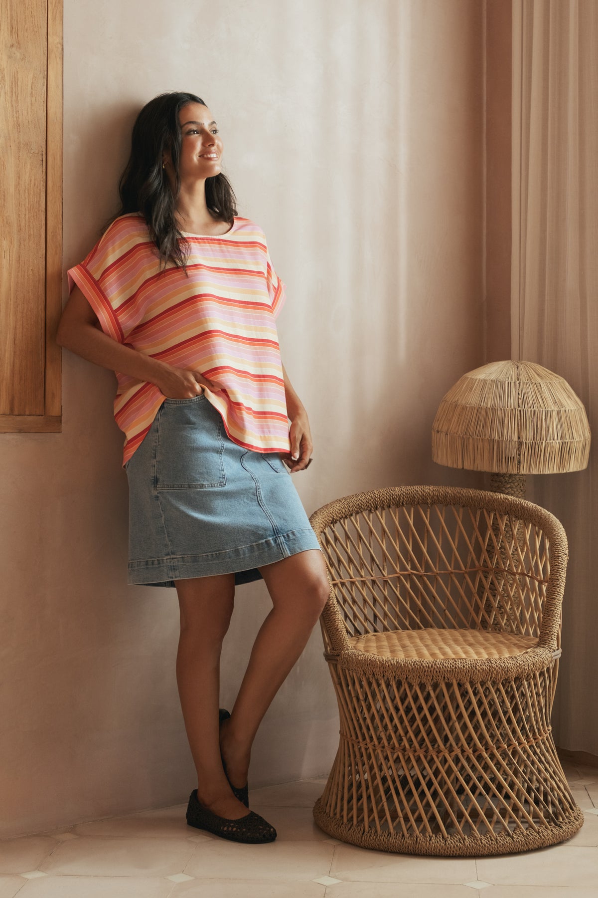 Sunset Tee Multicoloured