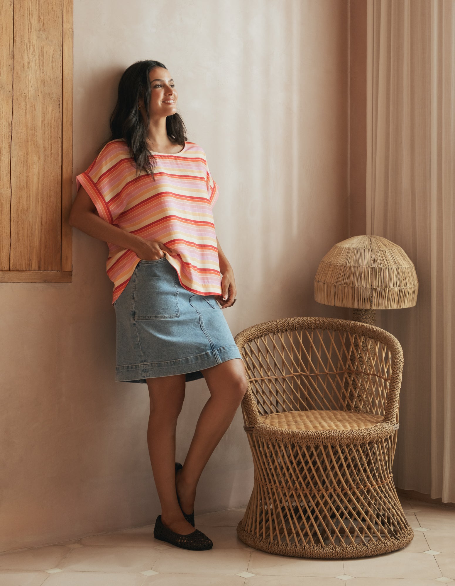 Sunset Tee Multicoloured