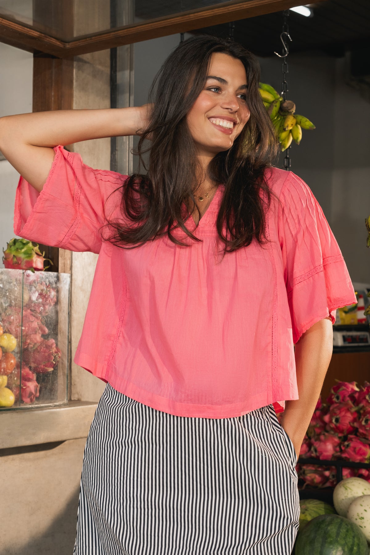 Rosewood Top Pink Lemonade