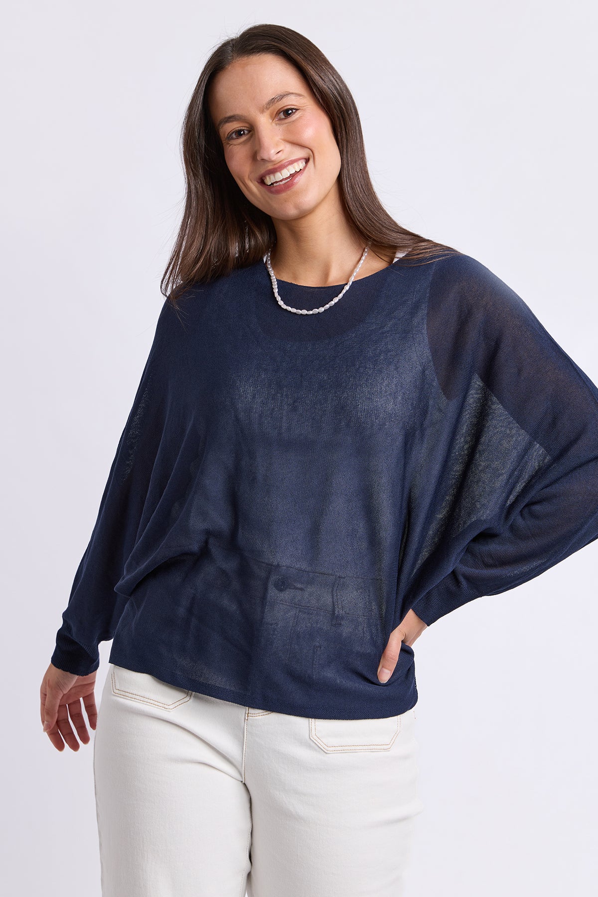 Sunshine Top Navy
