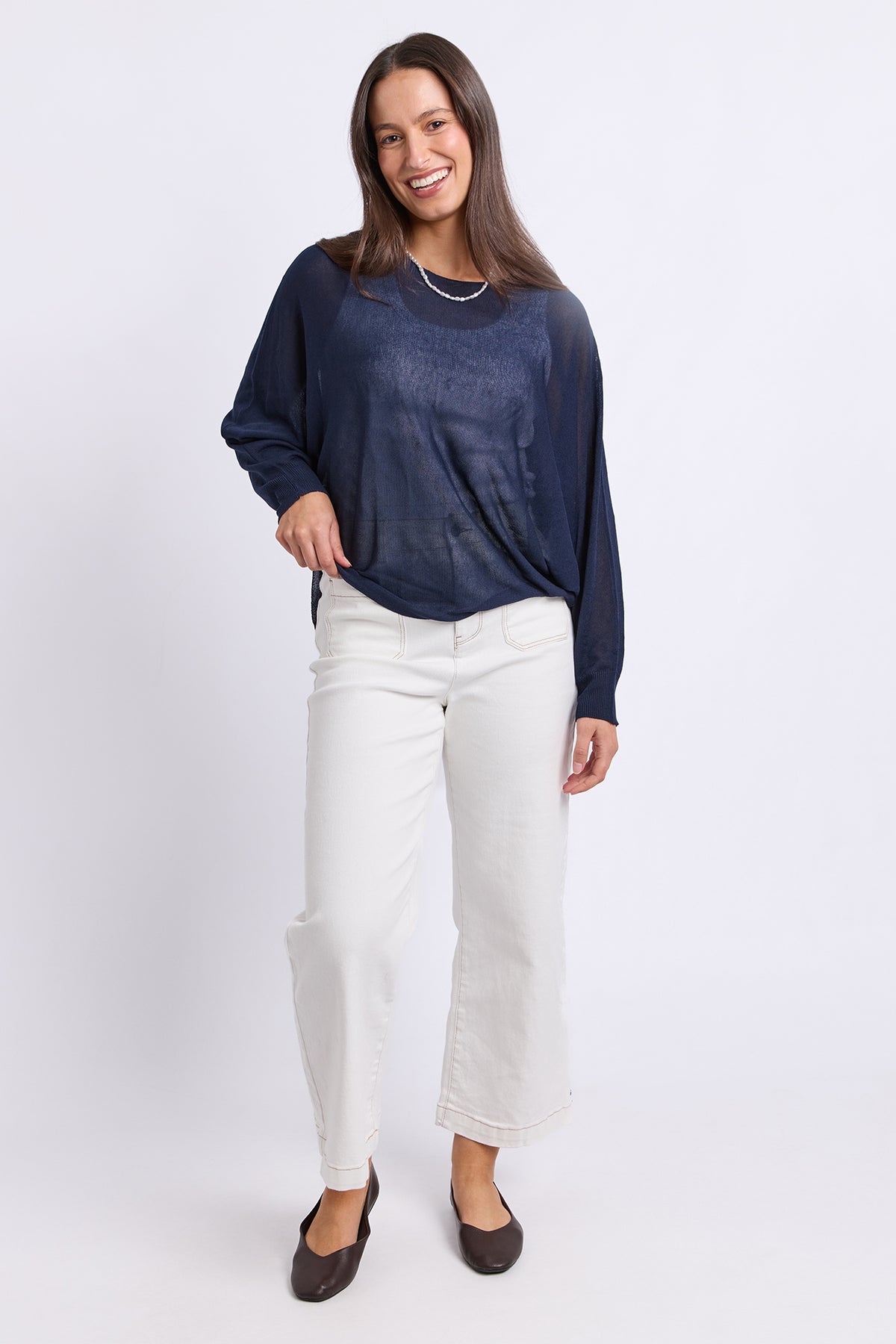 Sunshine Top Navy