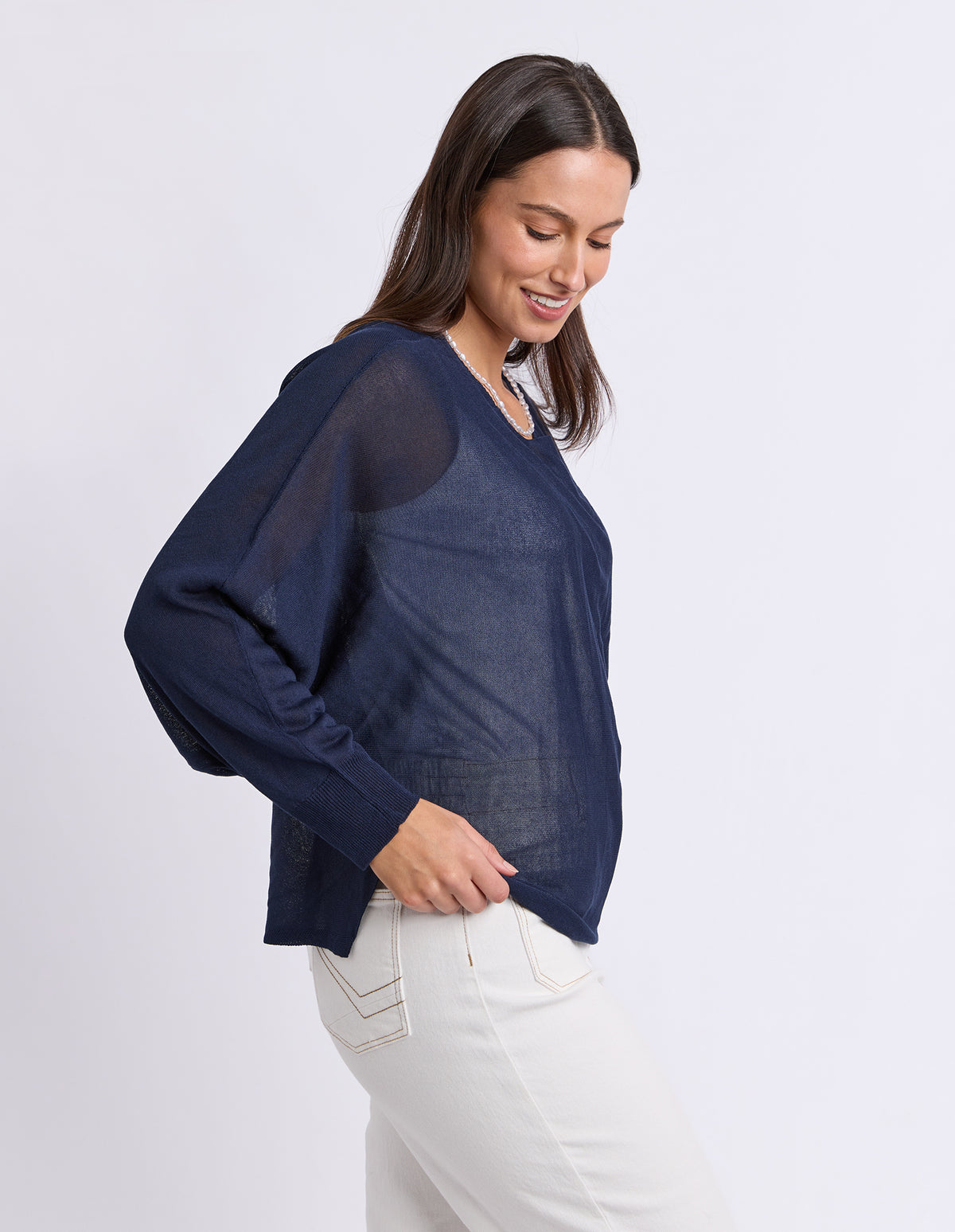 Sunshine Top Navy
