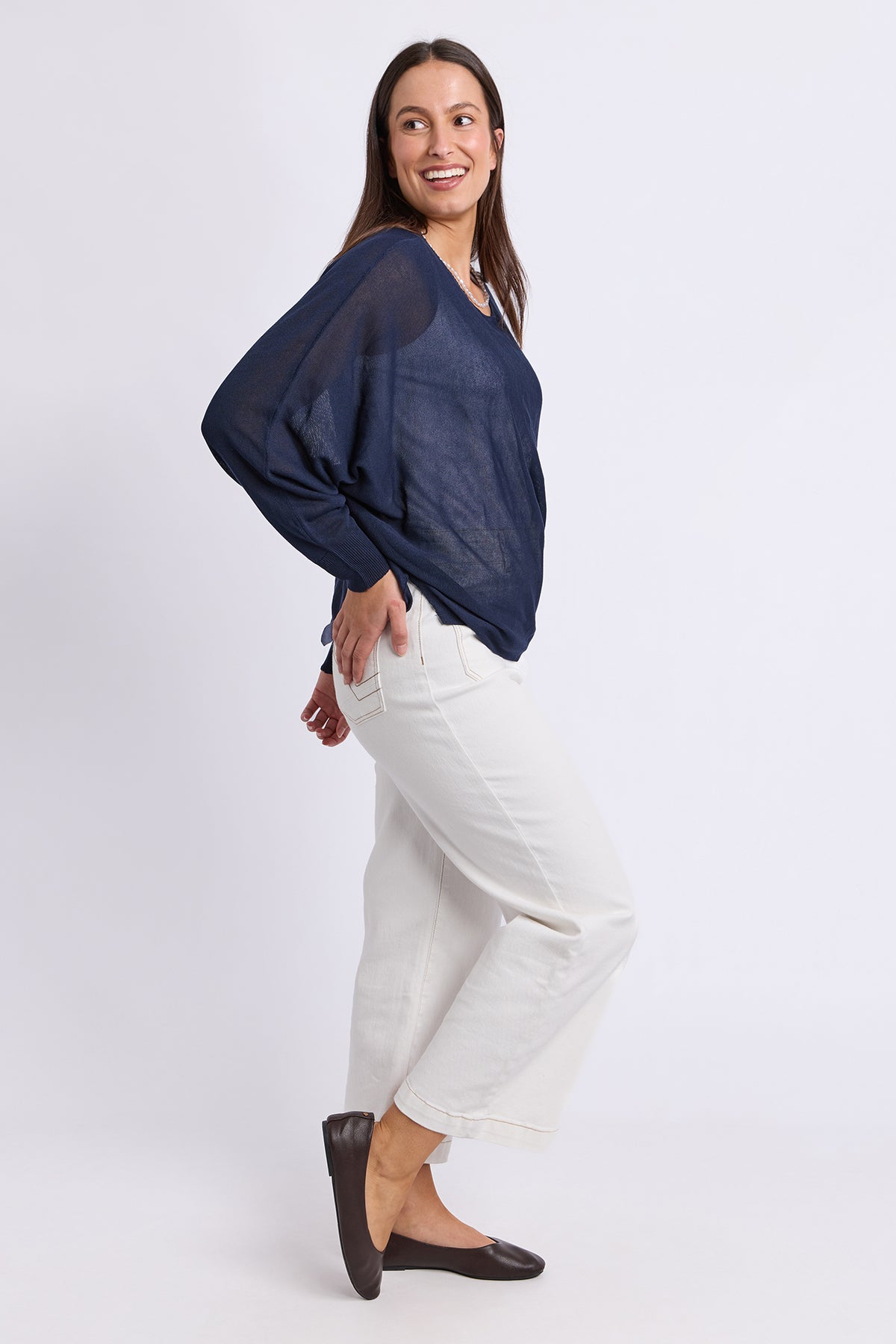 Sunshine Top Navy