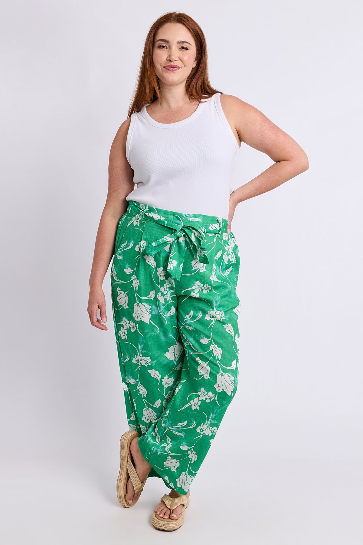 Barisa Do Mar Pant Greenbriar Print