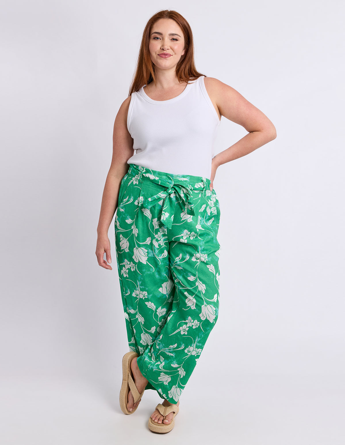 Barisa Do Mar Pant Greenbriar Print