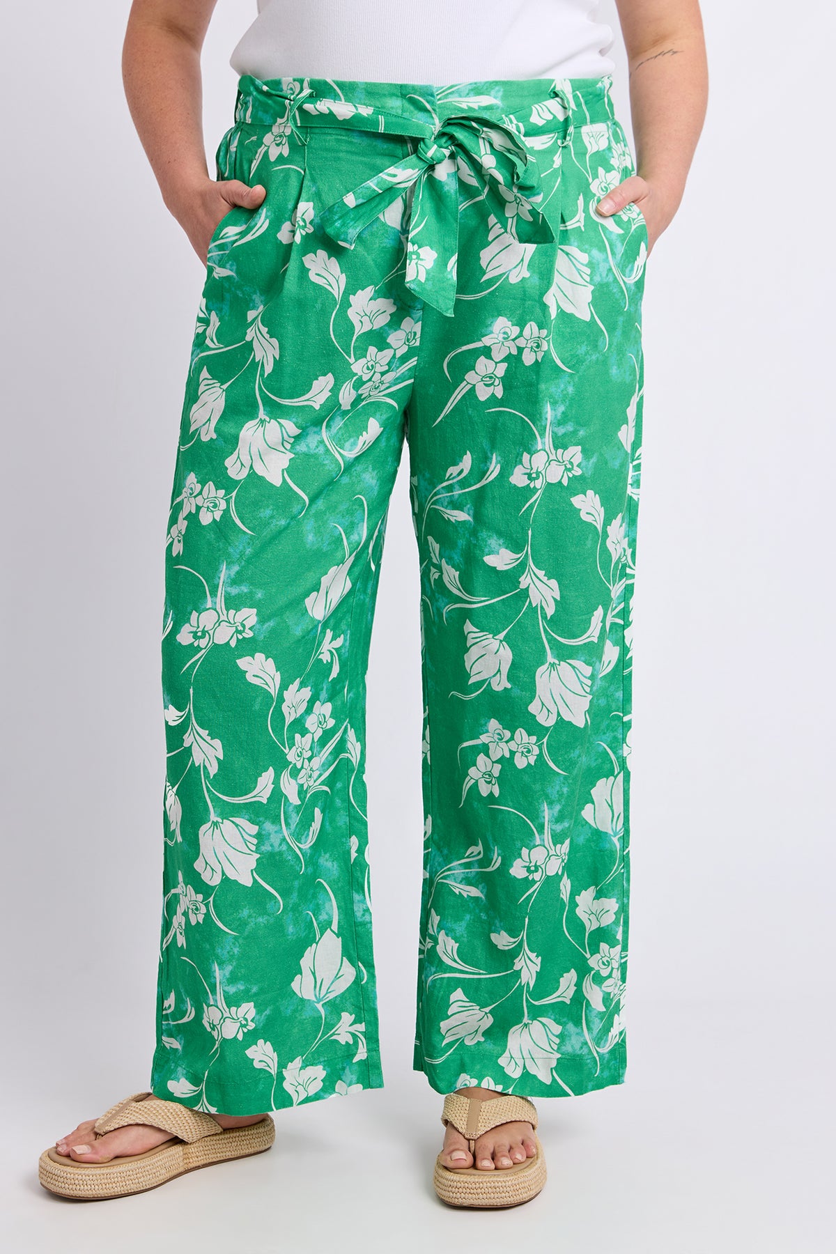 Barisa Do Mar Pant Greenbriar Print