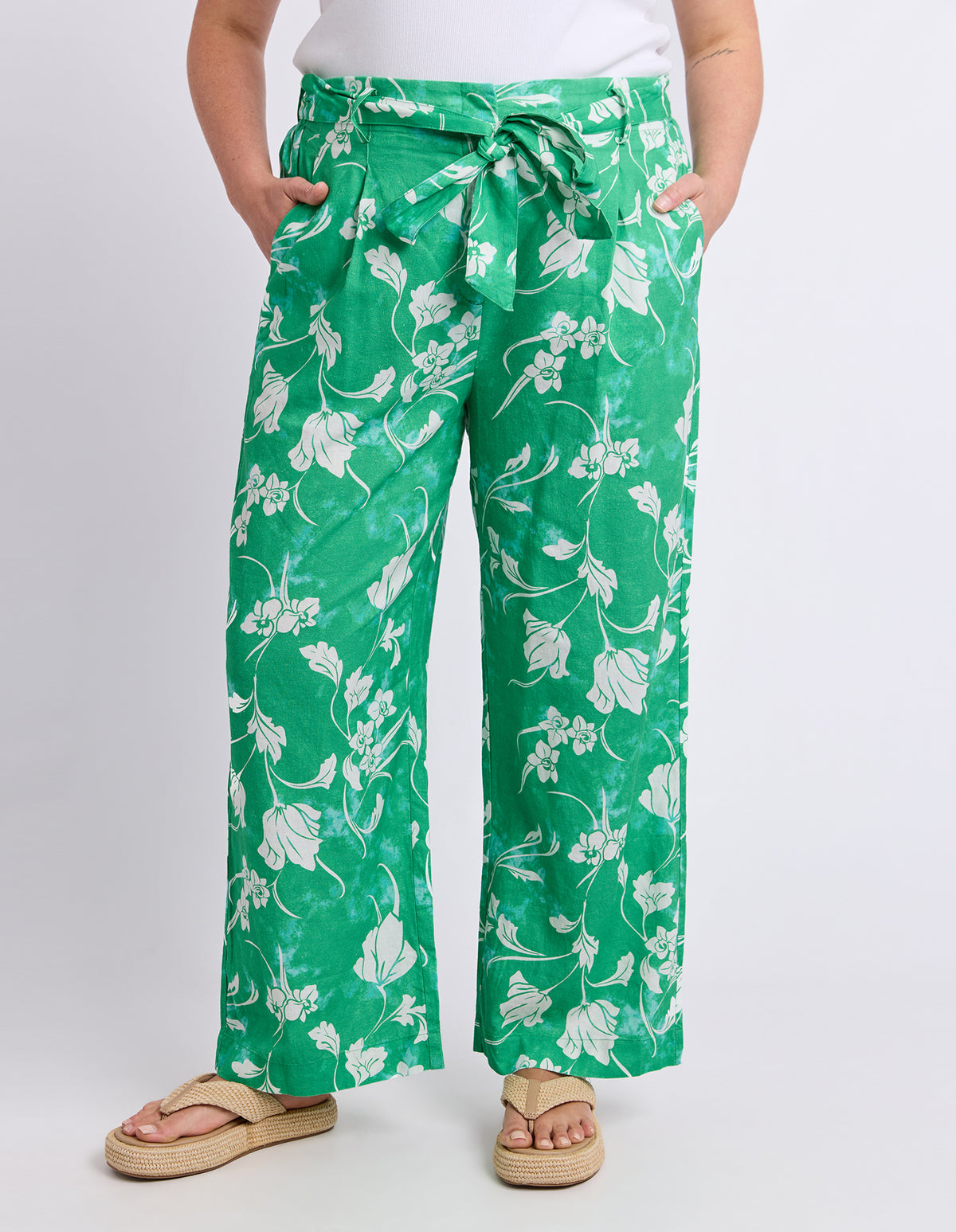 Barisa Do Mar Pant Greenbriar Print