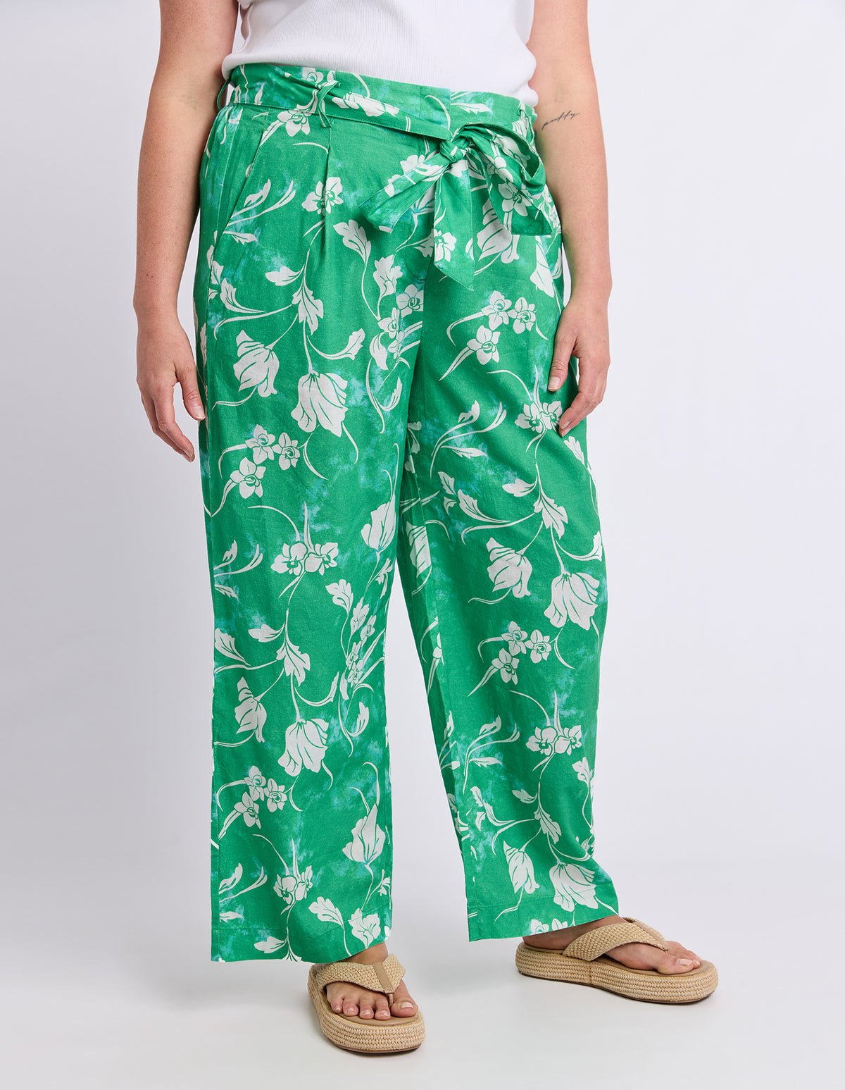 Barisa Do Mar Pant Greenbriar Print