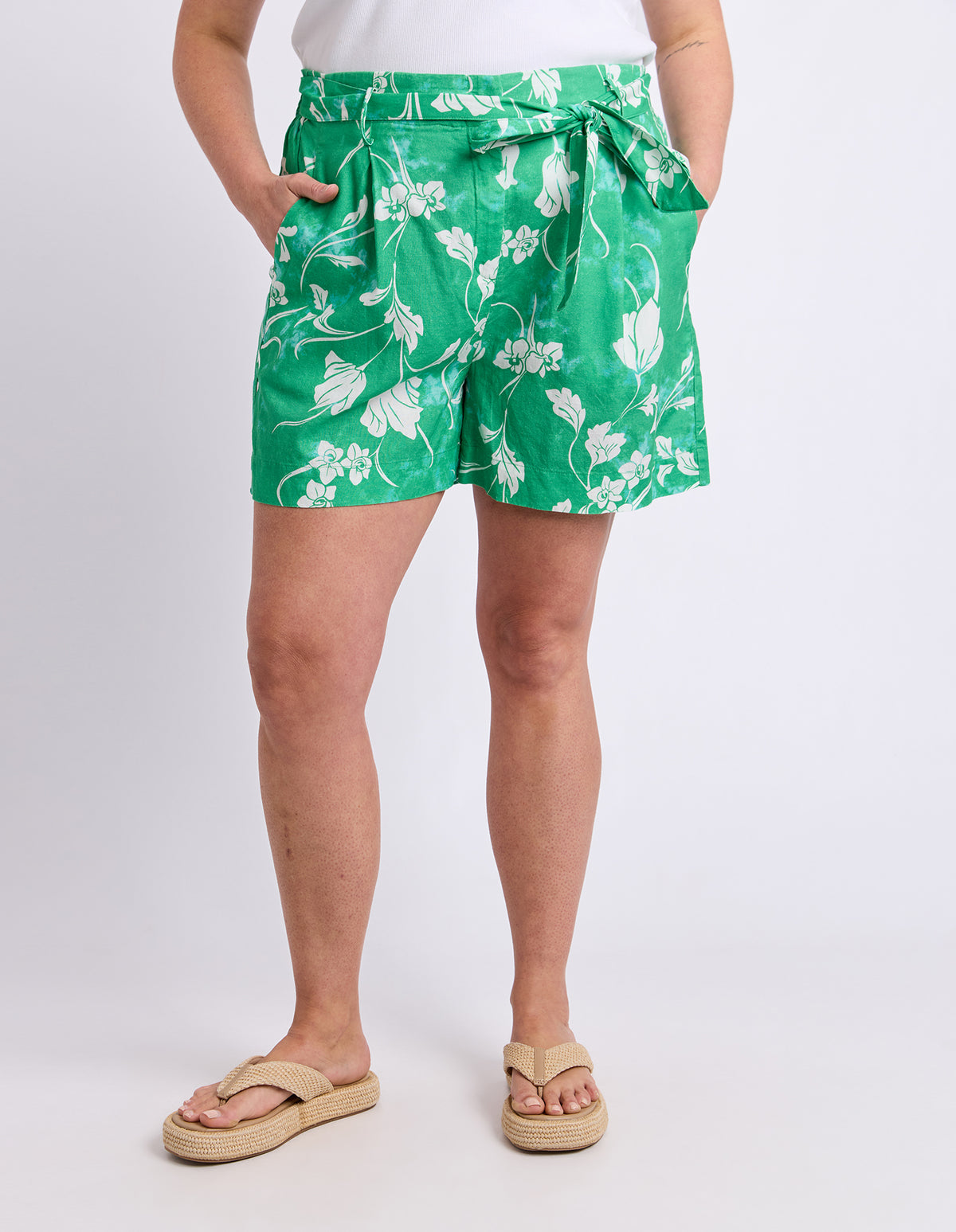 Barisa Do Mar Shorts Greenbriar Print