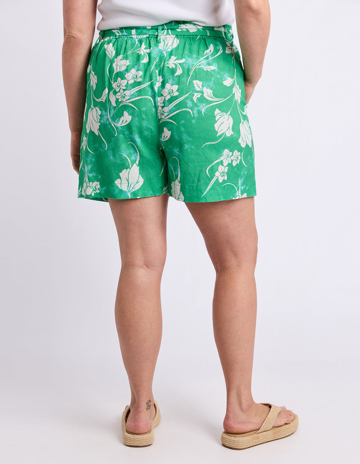 Barisa Do Mar Shorts Greenbriar Print