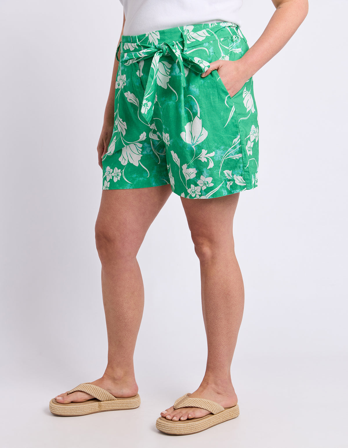 Barisa Do Mar Shorts Greenbriar Print