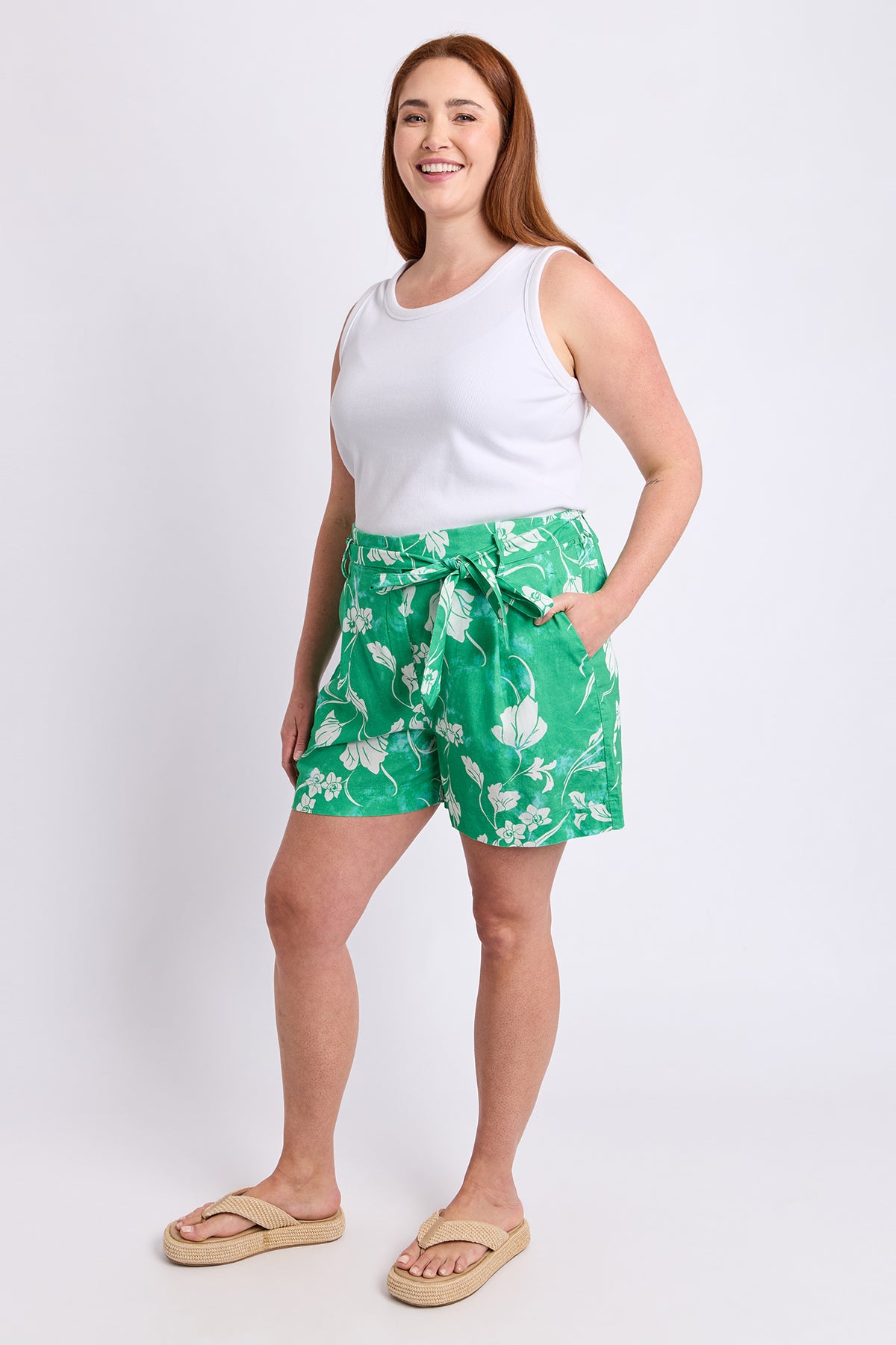 Barisa Do Mar Shorts Greenbriar Print