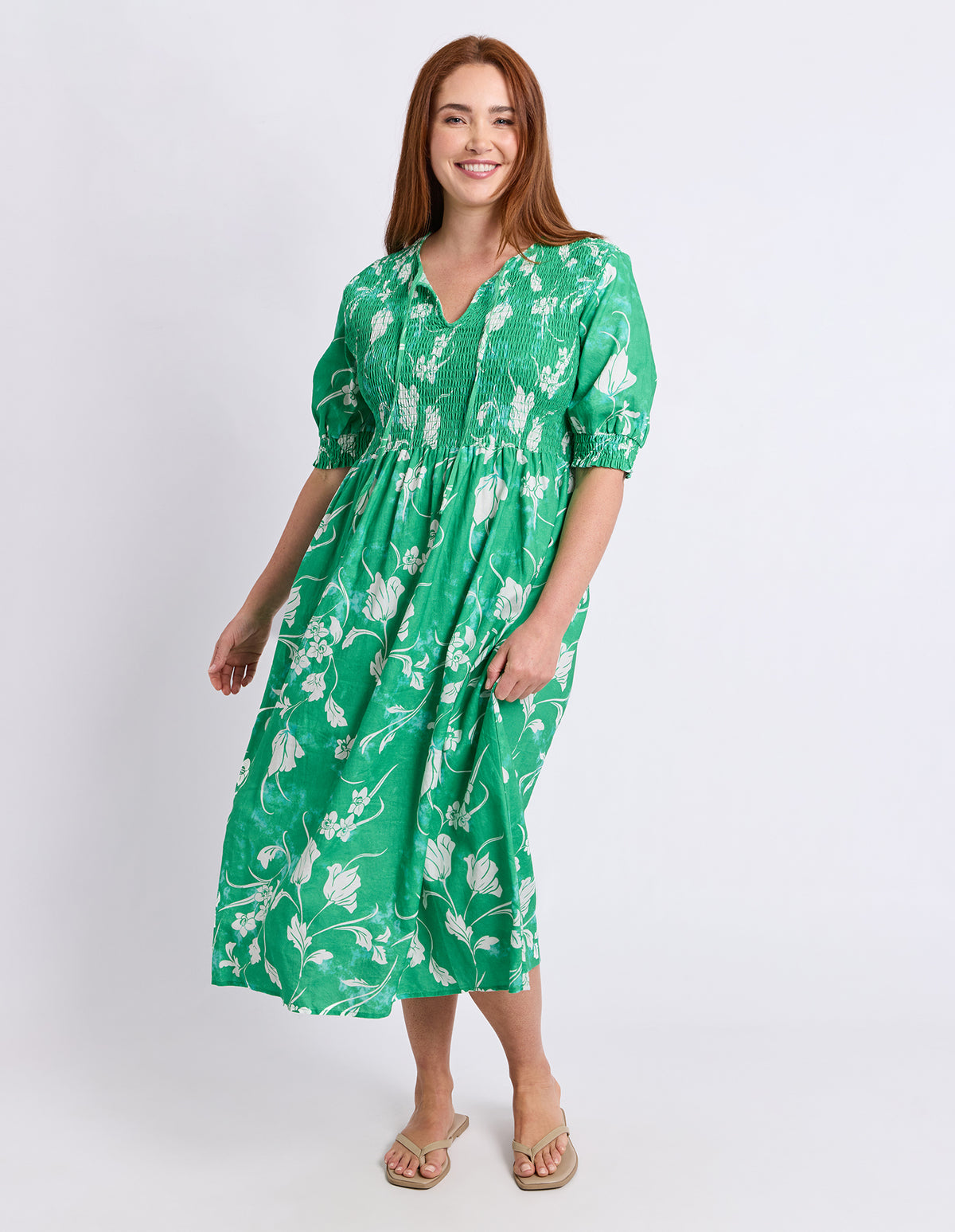 Barisa Do Mar Dress Greenbriar Print