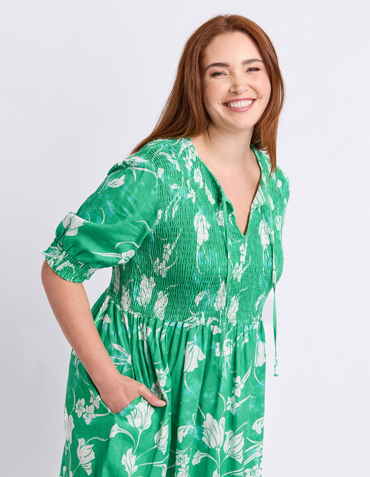 Barisa Do Mar Dress Greenbriar Print