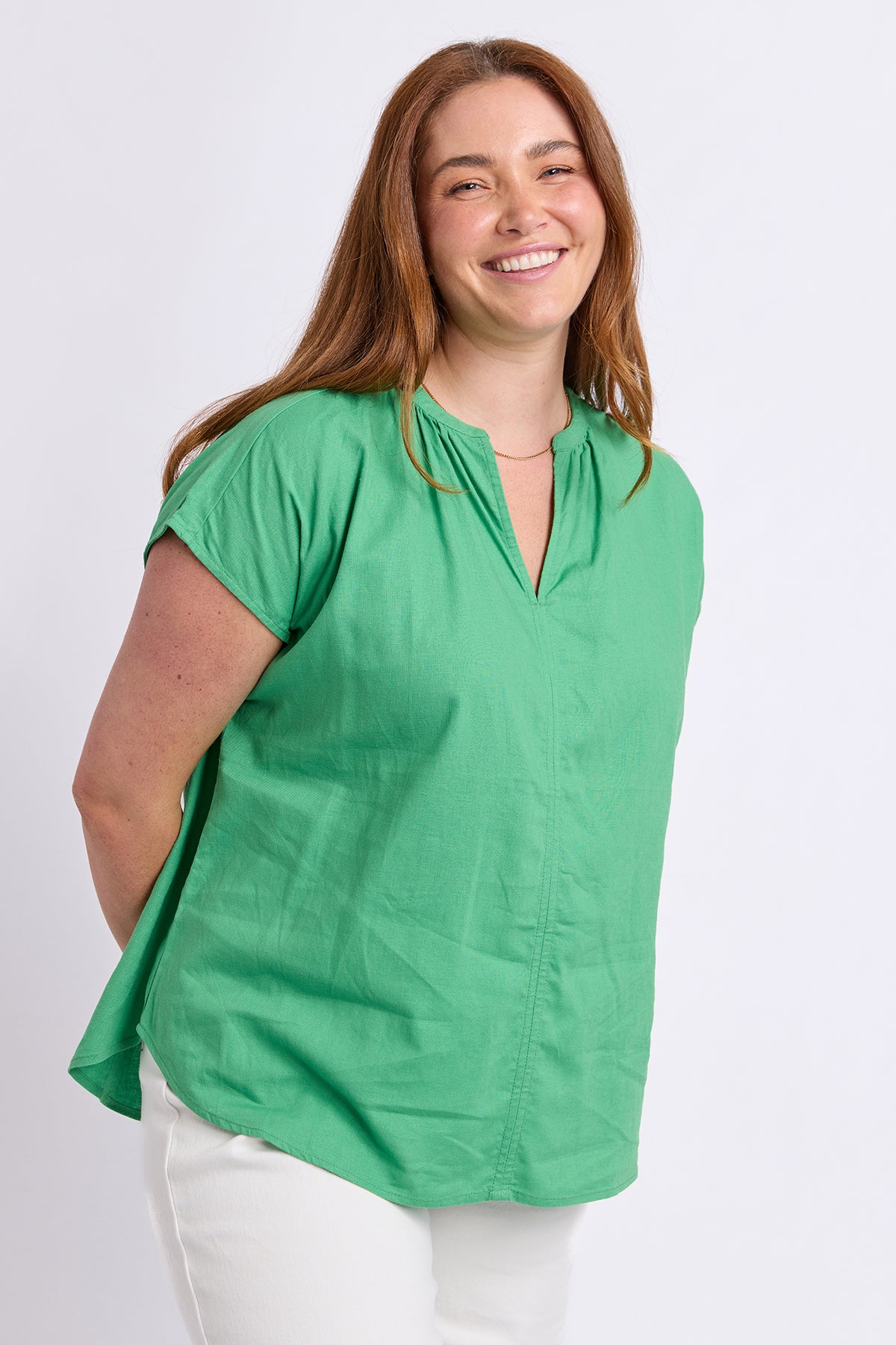 Ginny Top Greenbriar