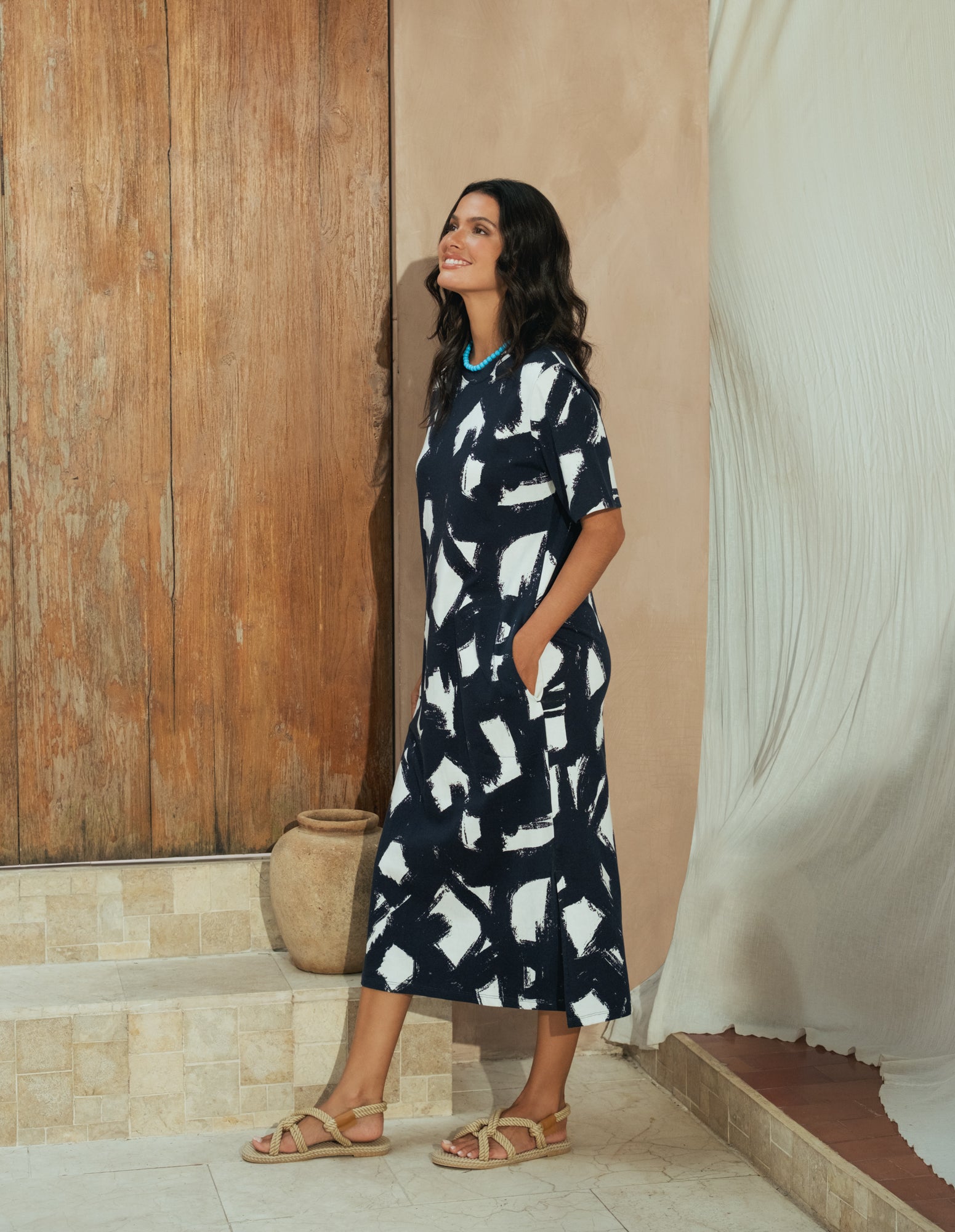 Klee Tee Dress All Over Print