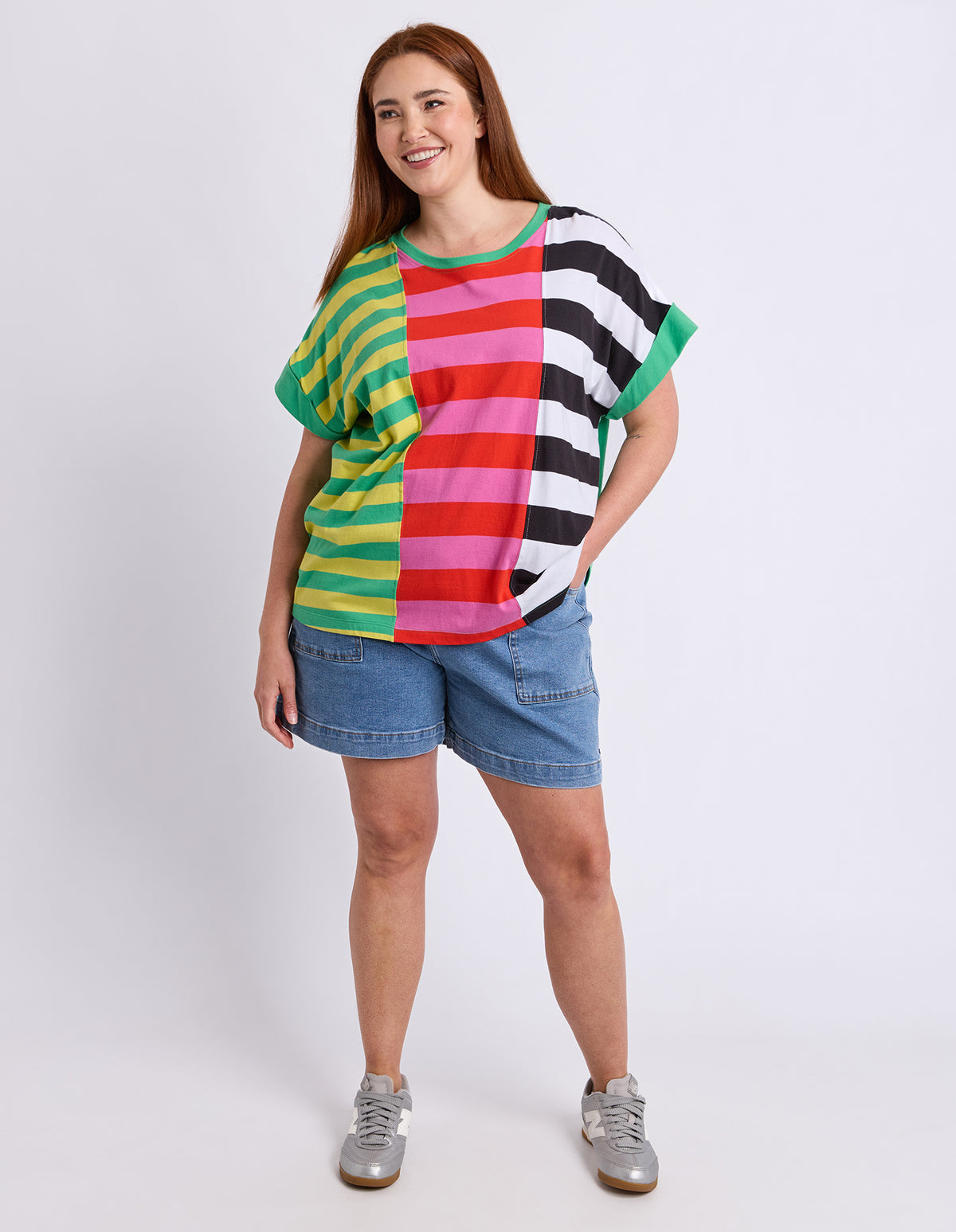 Copacabana Tee Block Stripe