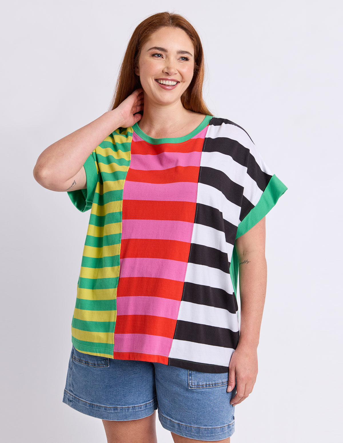 Copacabana Tee Block Stripe