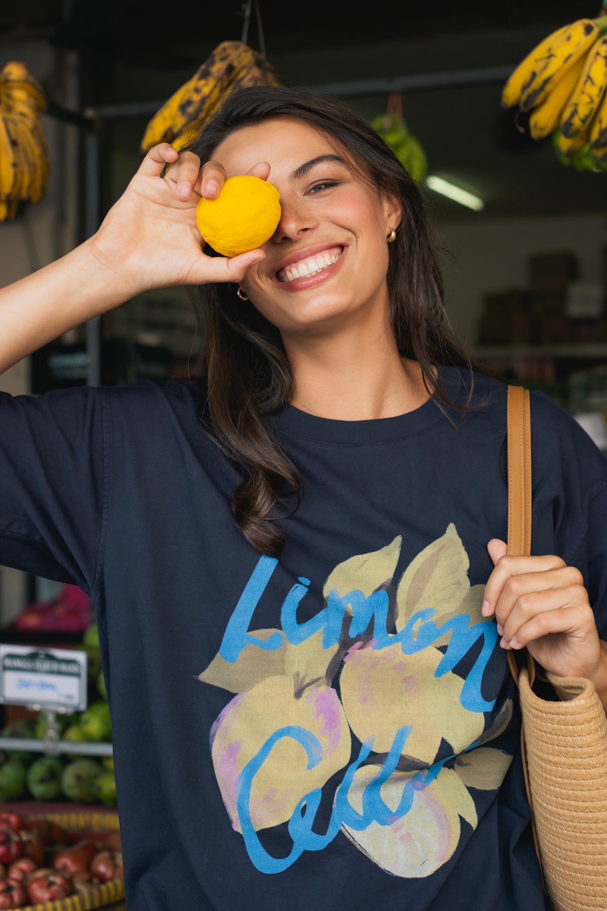 Lemoncello Tee Navy