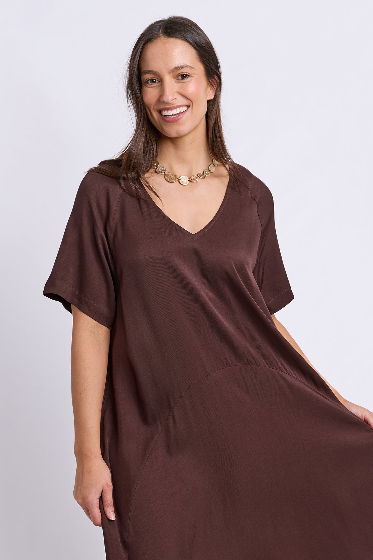 Nora Dress Chocolate
