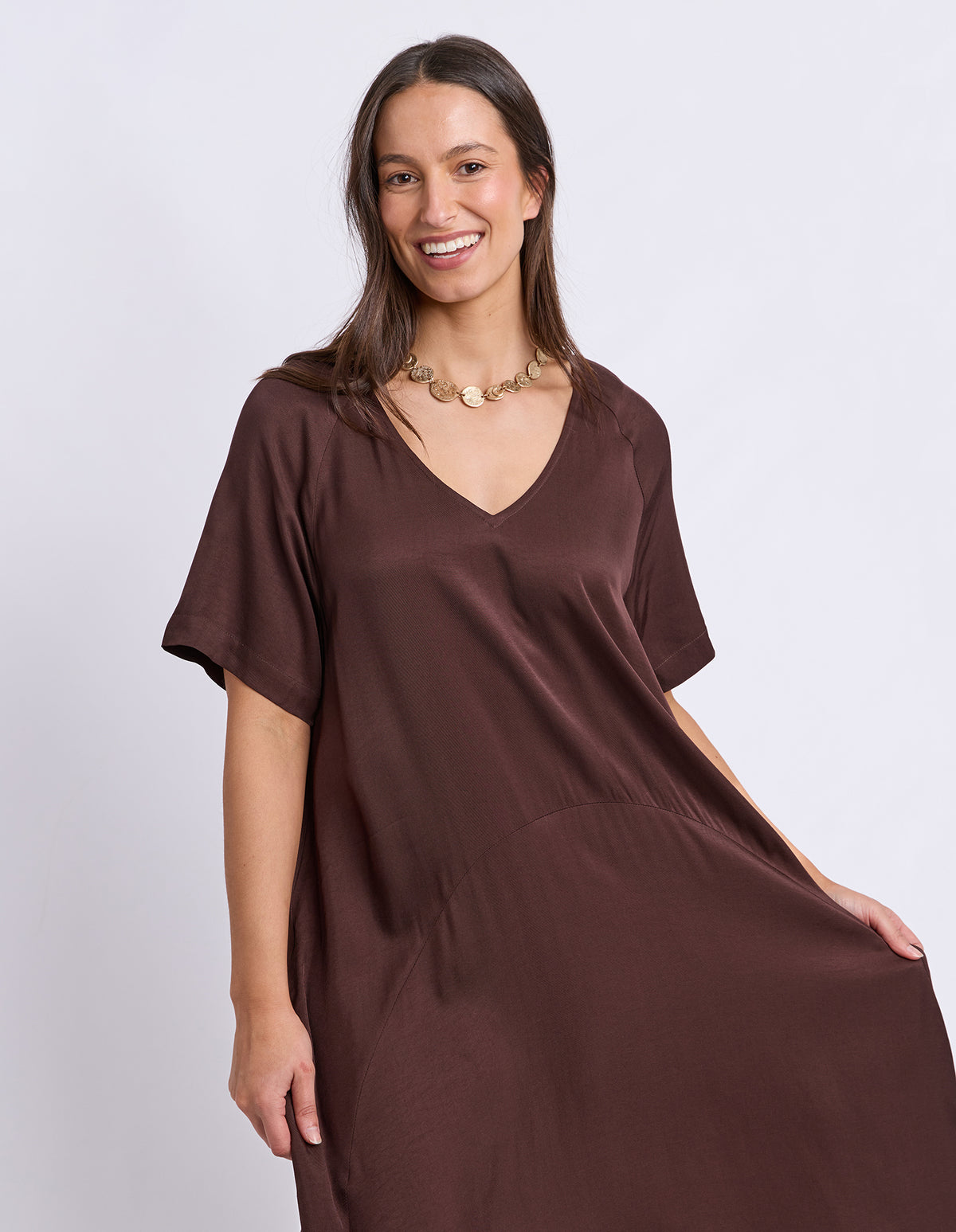Nora Dress Chocolate
