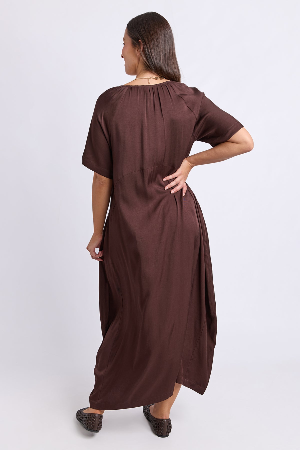 Nora Dress Chocolate