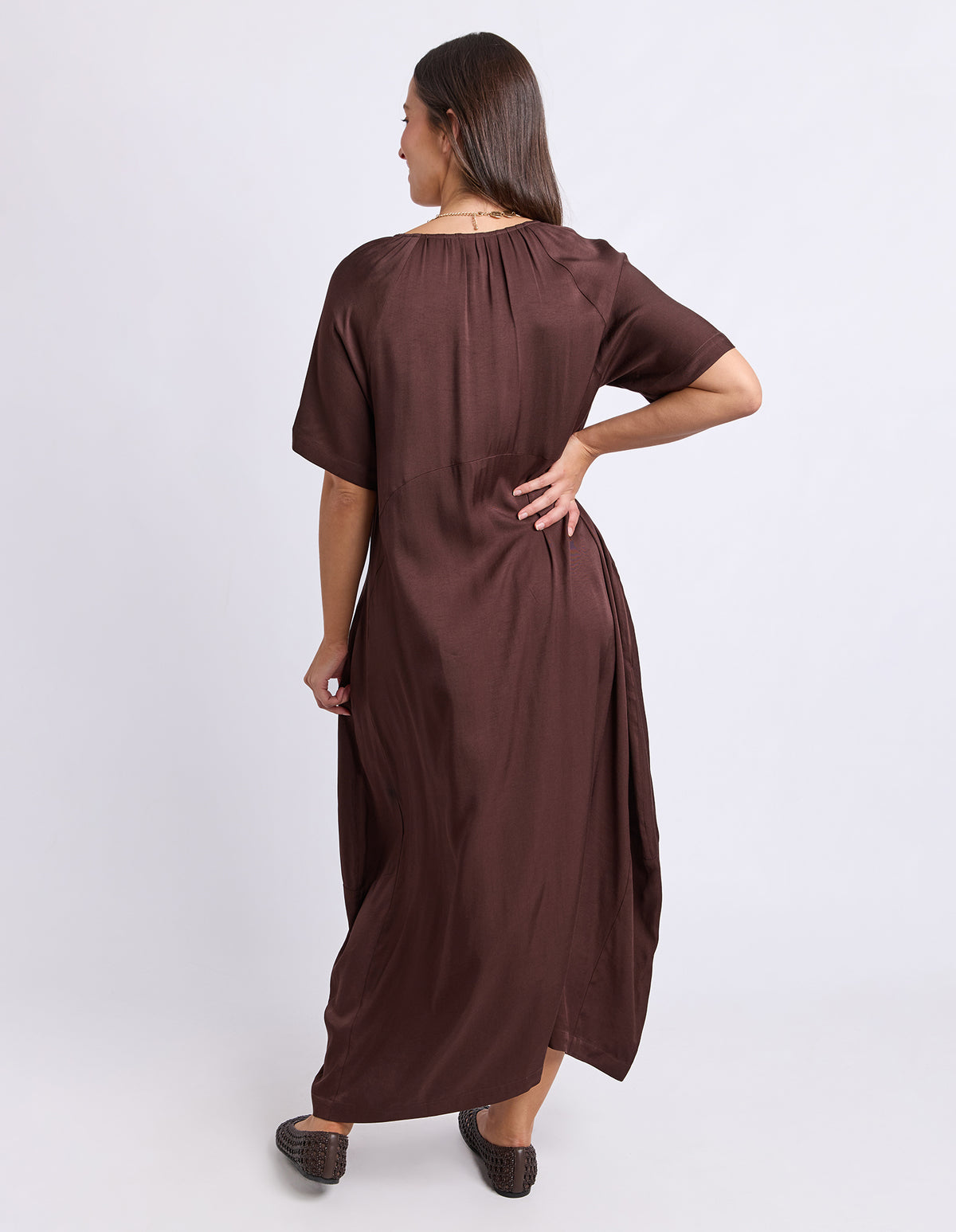 Nora Dress Chocolate