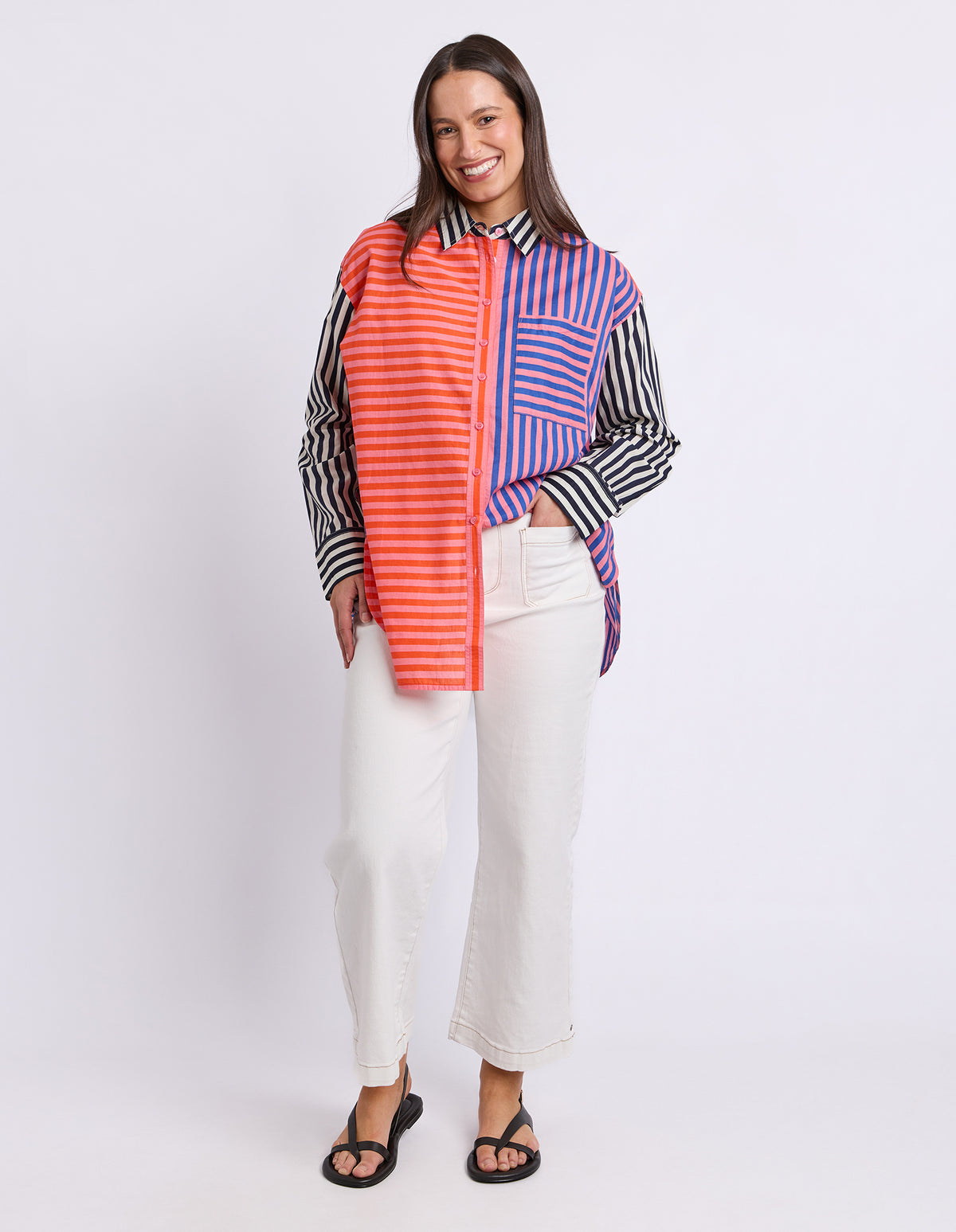 Jessica Stripe Shirt Stripe