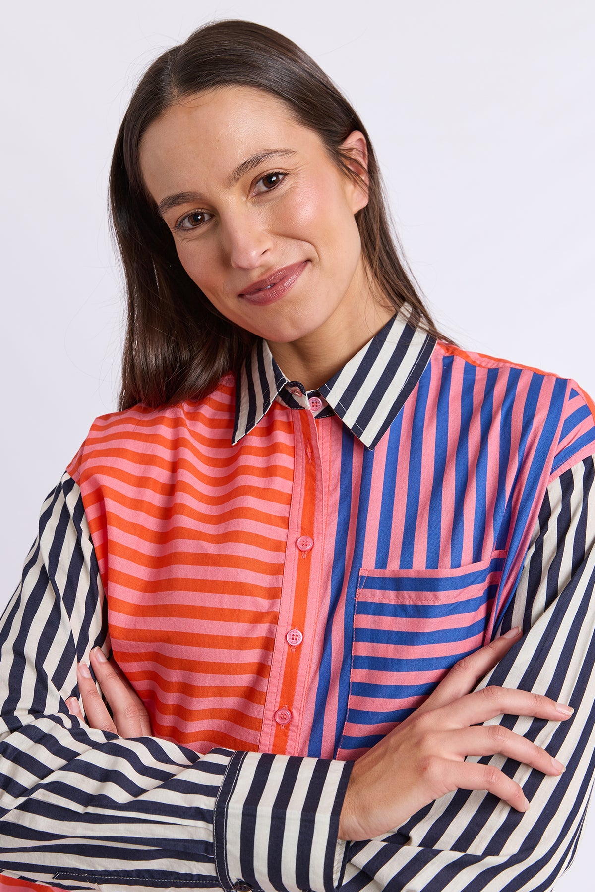 Jessica Stripe Shirt Stripe
