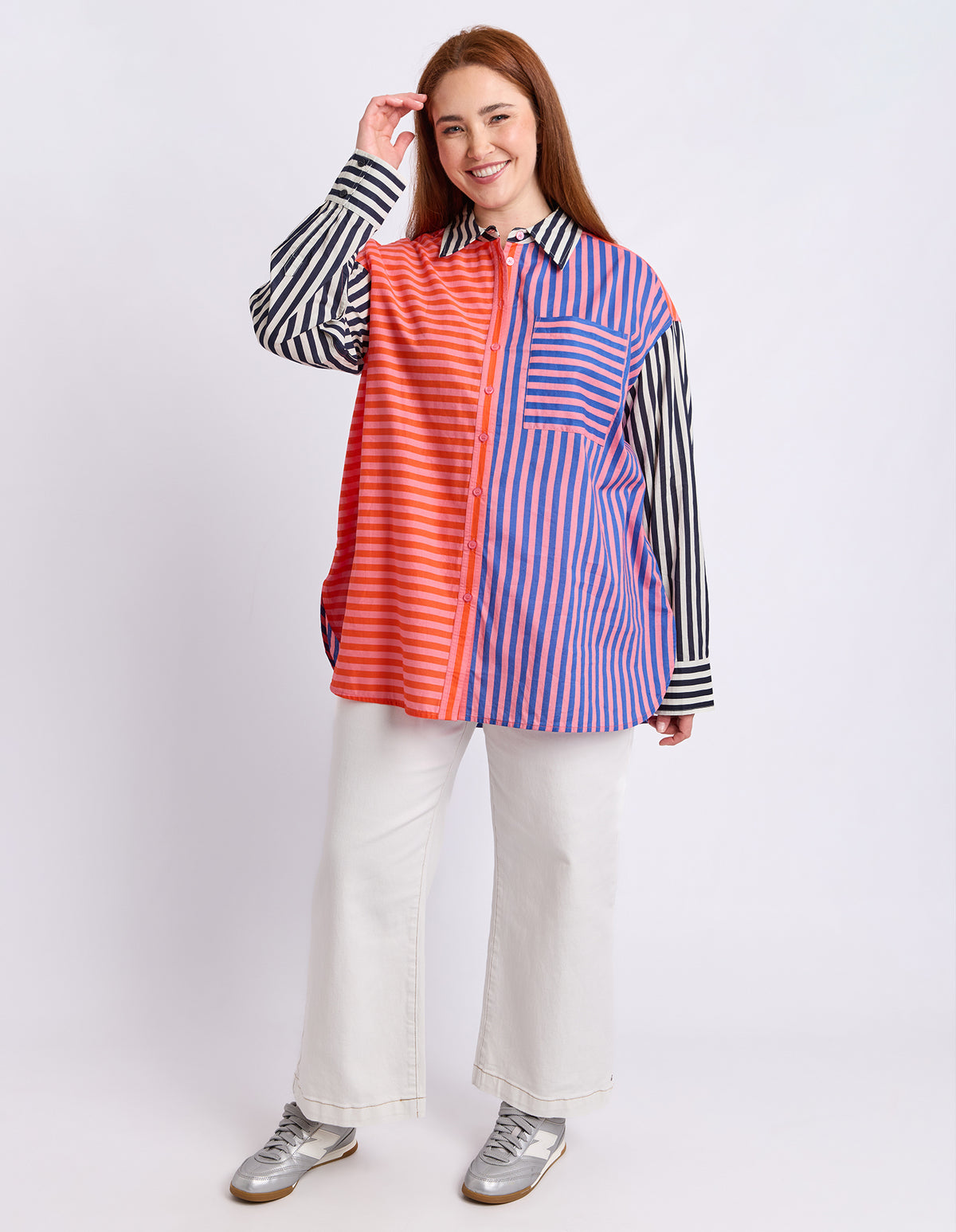 Jessica Stripe Shirt Stripe