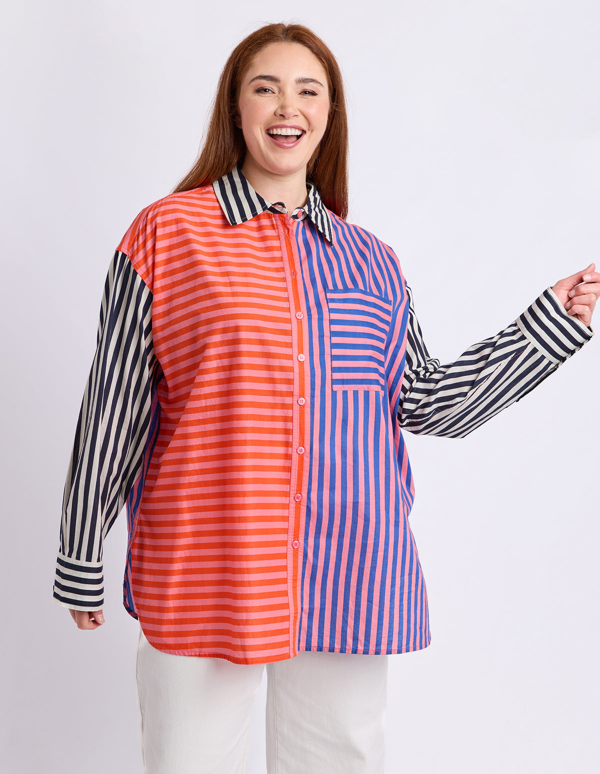 Jessica Stripe Shirt Stripe