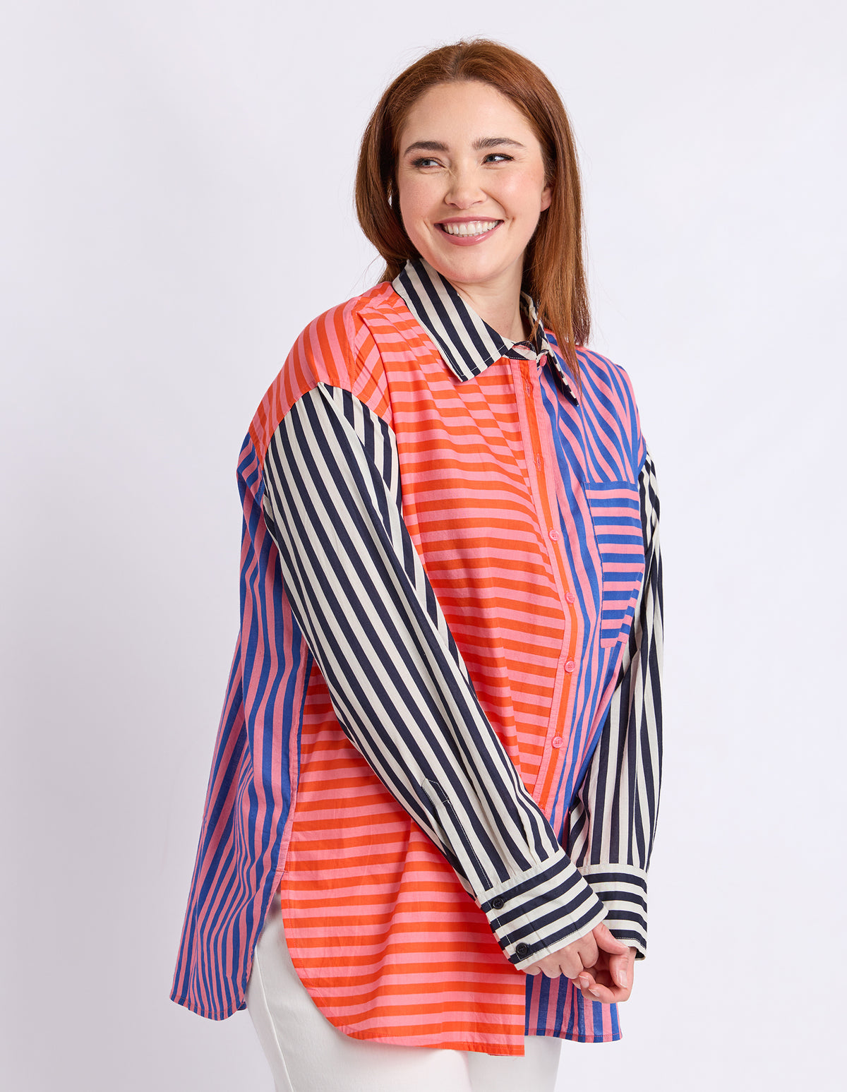 Jessica Stripe Shirt Stripe