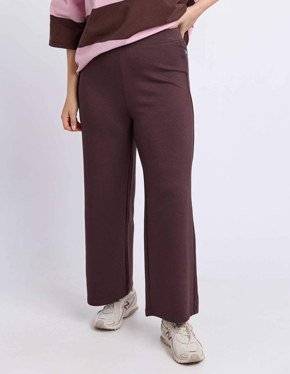 Freedom Boot Pant Cropped Chocolate