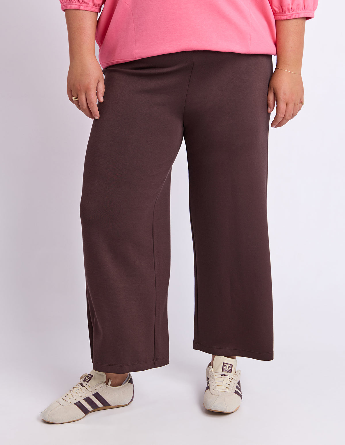 Freedom Boot Pant Cropped Chocolate