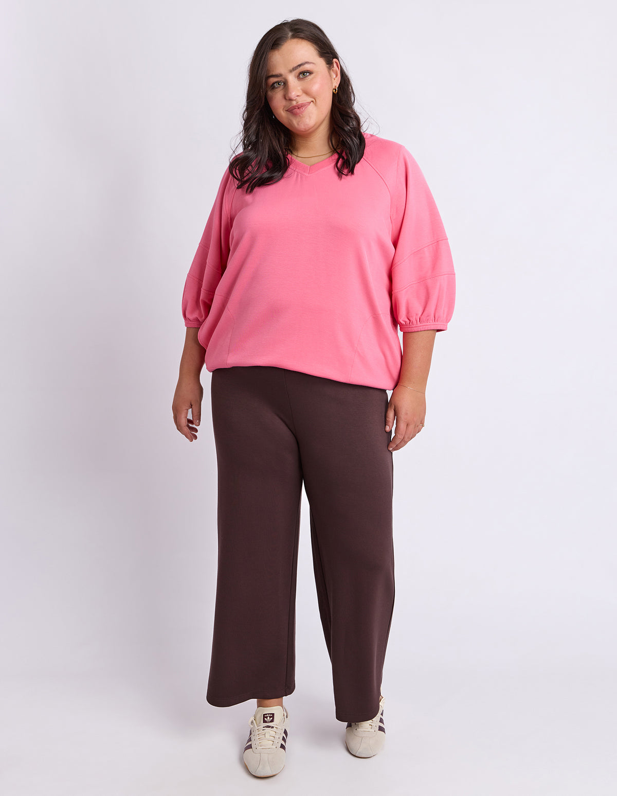 Freedom Boot Pant Cropped Chocolate