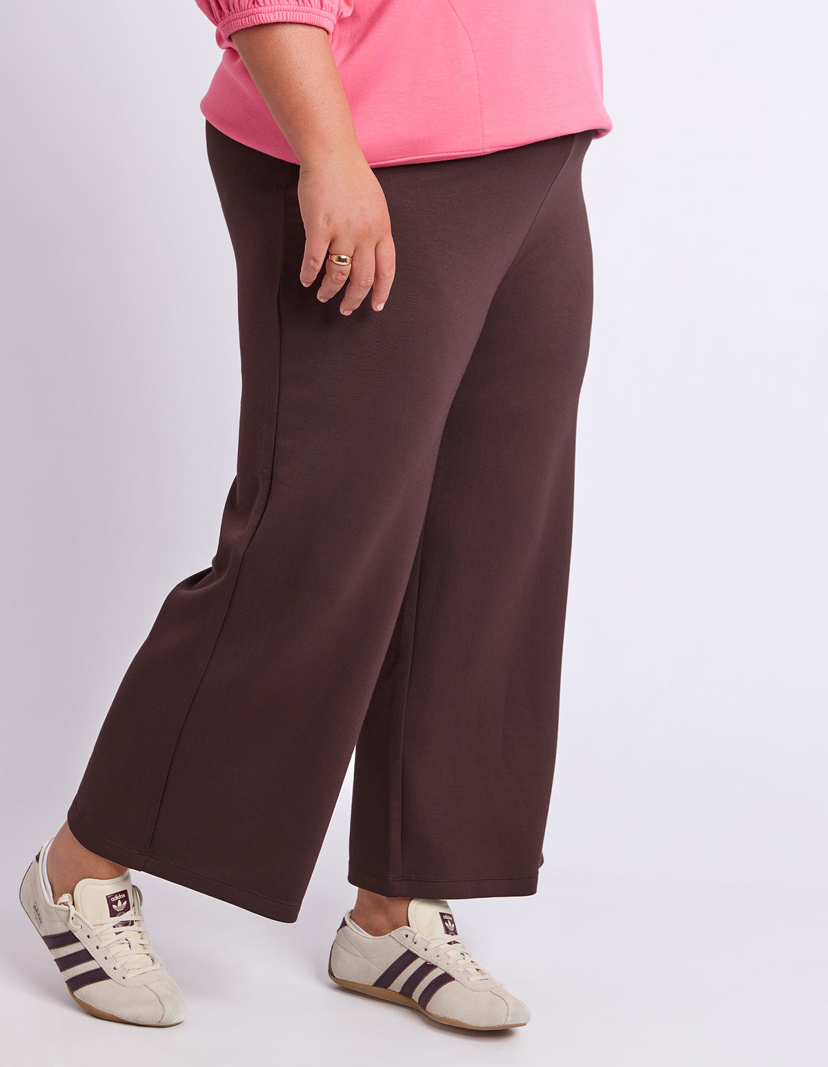 Freedom Boot Pant Cropped Chocolate