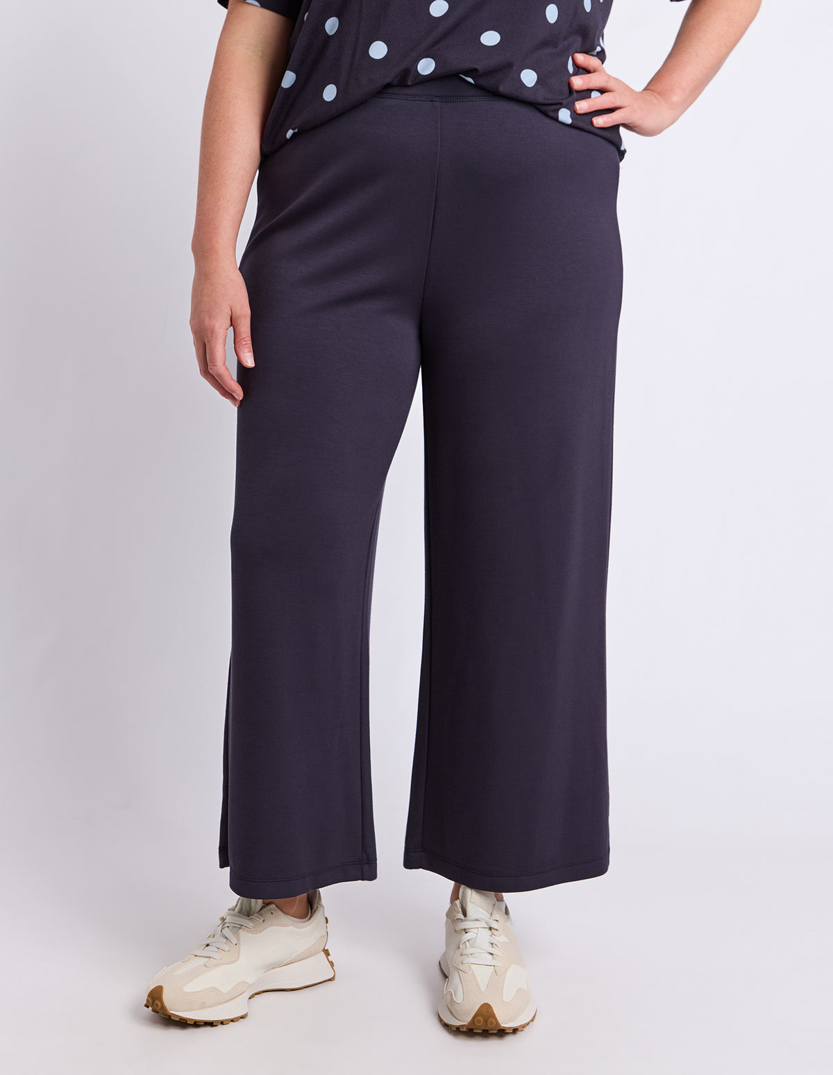 Freedom Boot Pant Cropped Midnight Navy