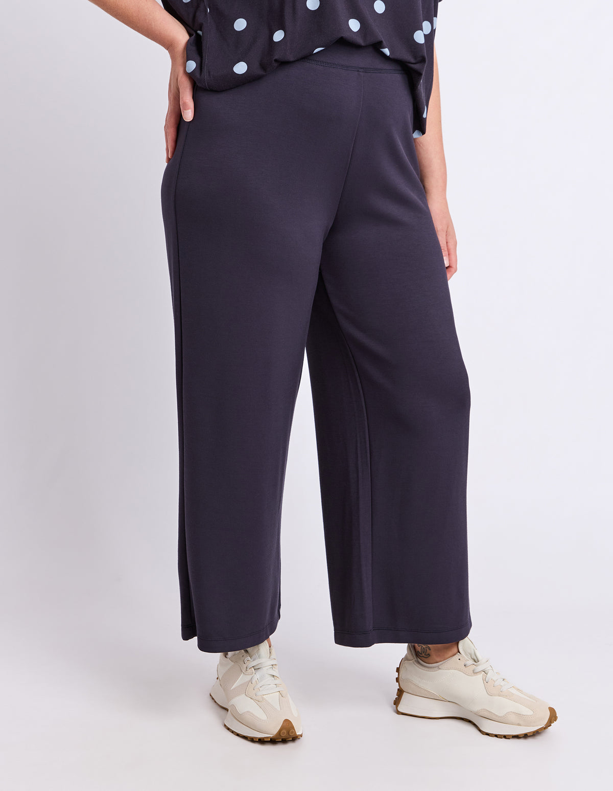 Freedom Boot Pant Cropped Midnight Navy