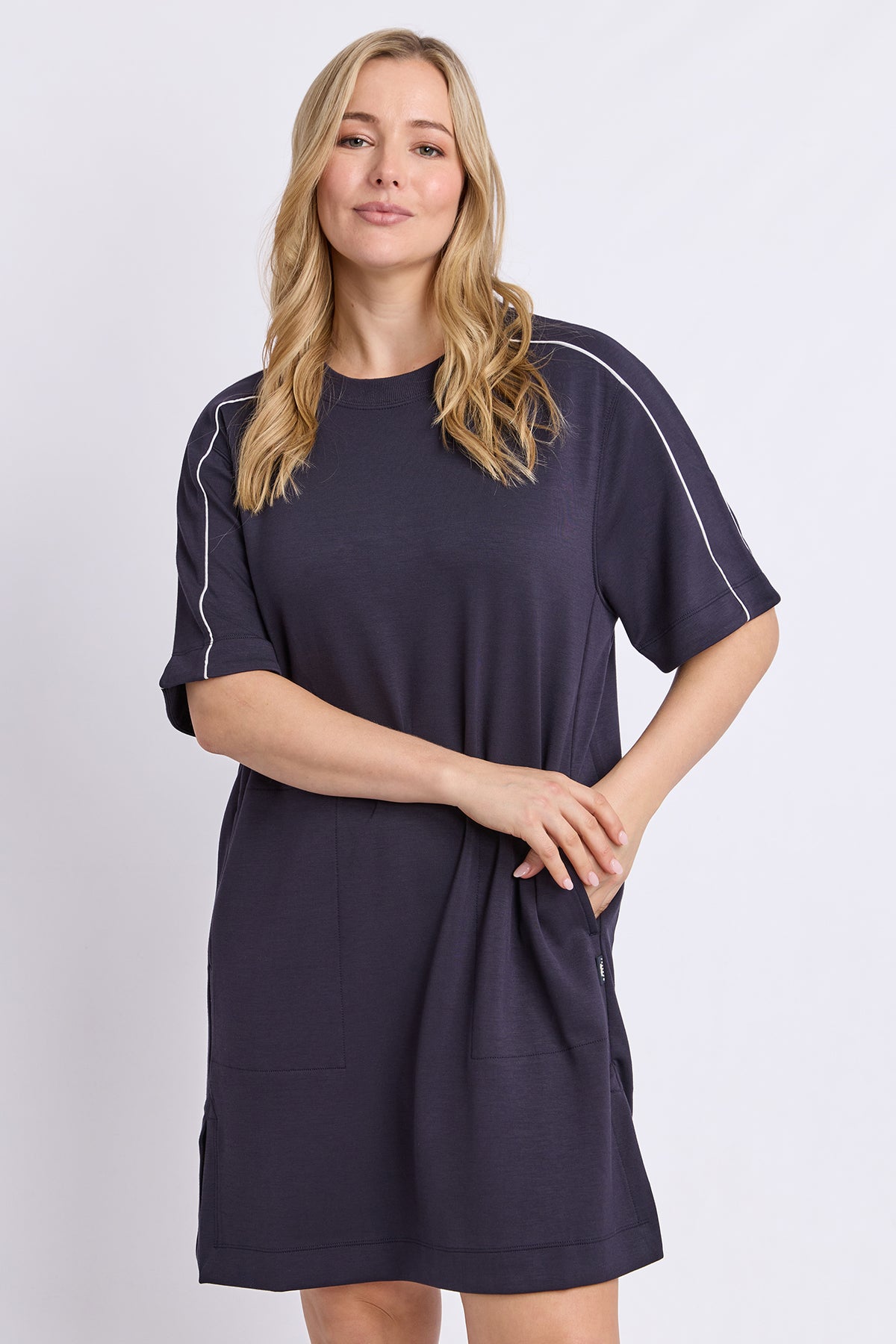 Freedom T-Shirt Dress Midnight Navy