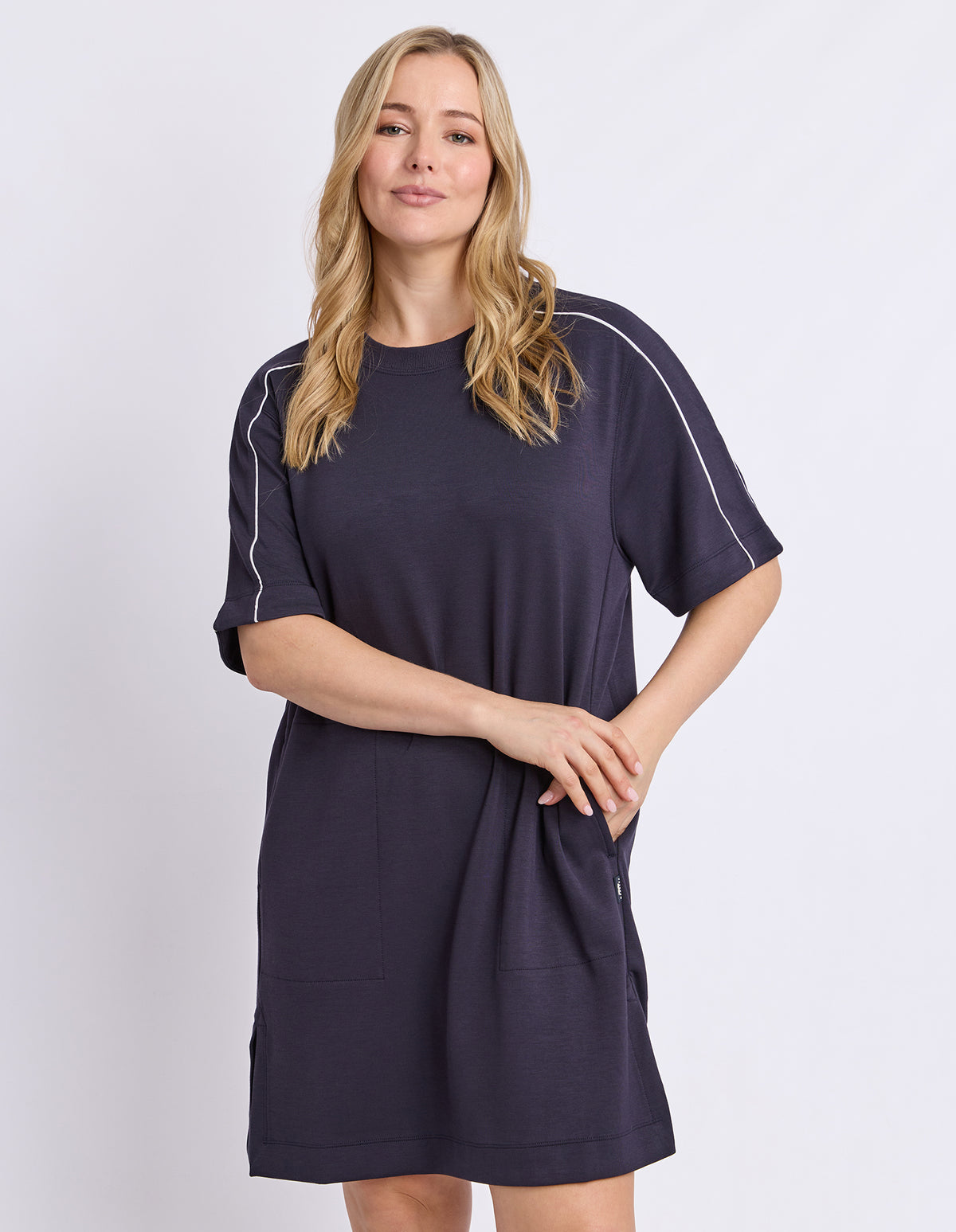 Freedom T-Shirt Dress Midnight Navy